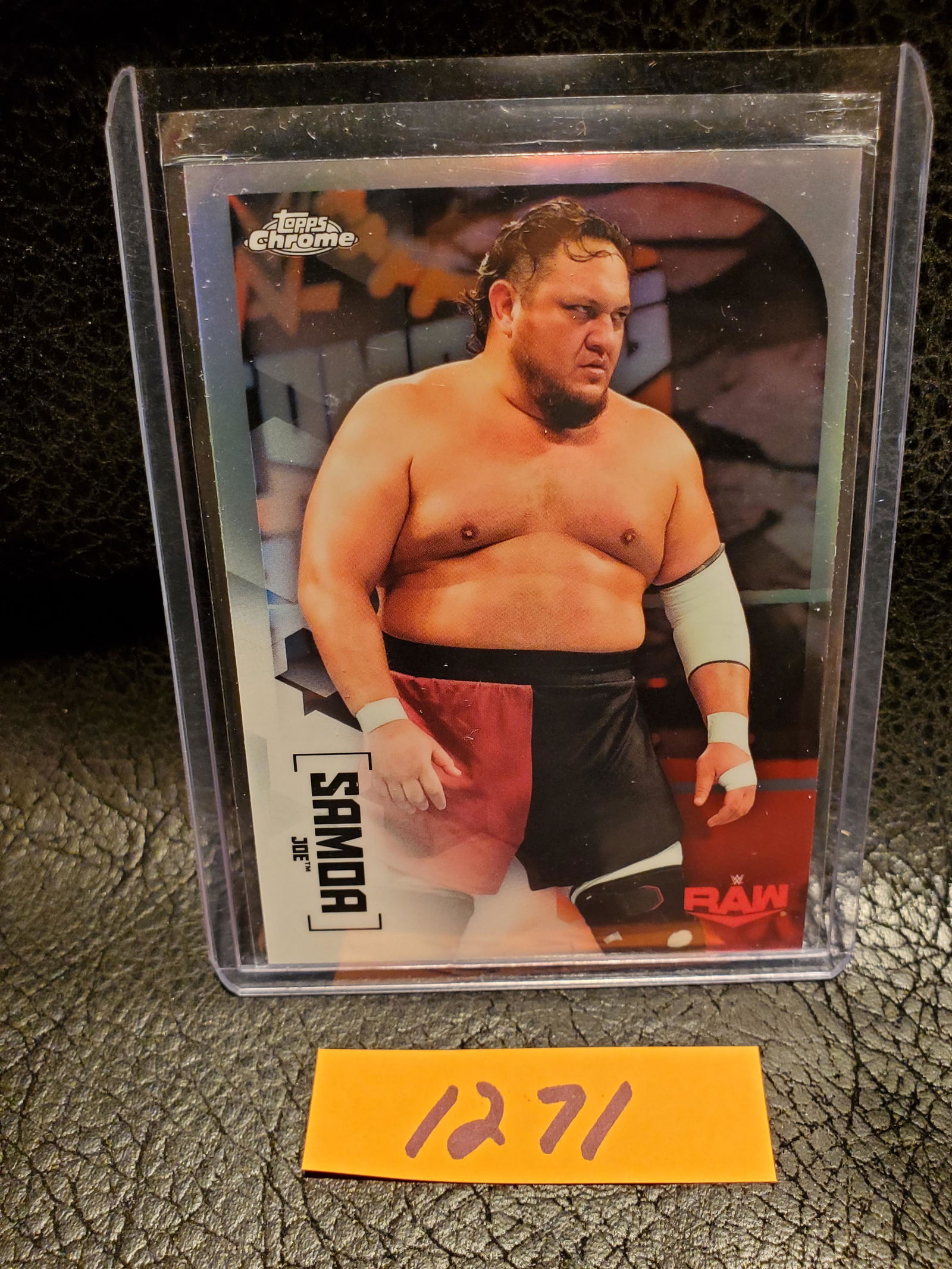 Samoa Joe 2020 Topps Chrome WWE Refractor #56 (1 of 2)