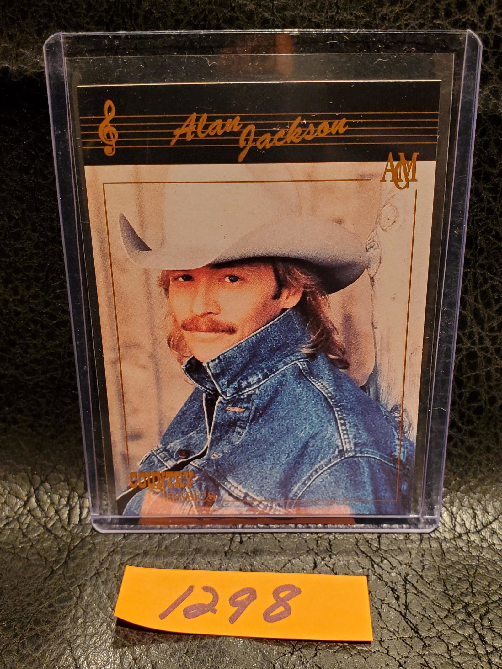Alan Jackson 1992 Collect A Card Country Classics Prototype #1: Alan Jackson 1992 Collect A Card Country Classics Prototype #1