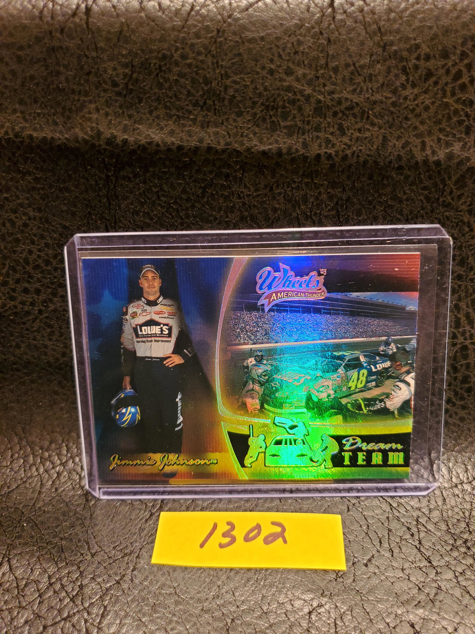 Jimmie Johnson 2003 Wheels American Thunder Dream Team Nascar #P34: Jimmie Johnson 2003 Wheels American Thunder Dream Team Nascar #P34