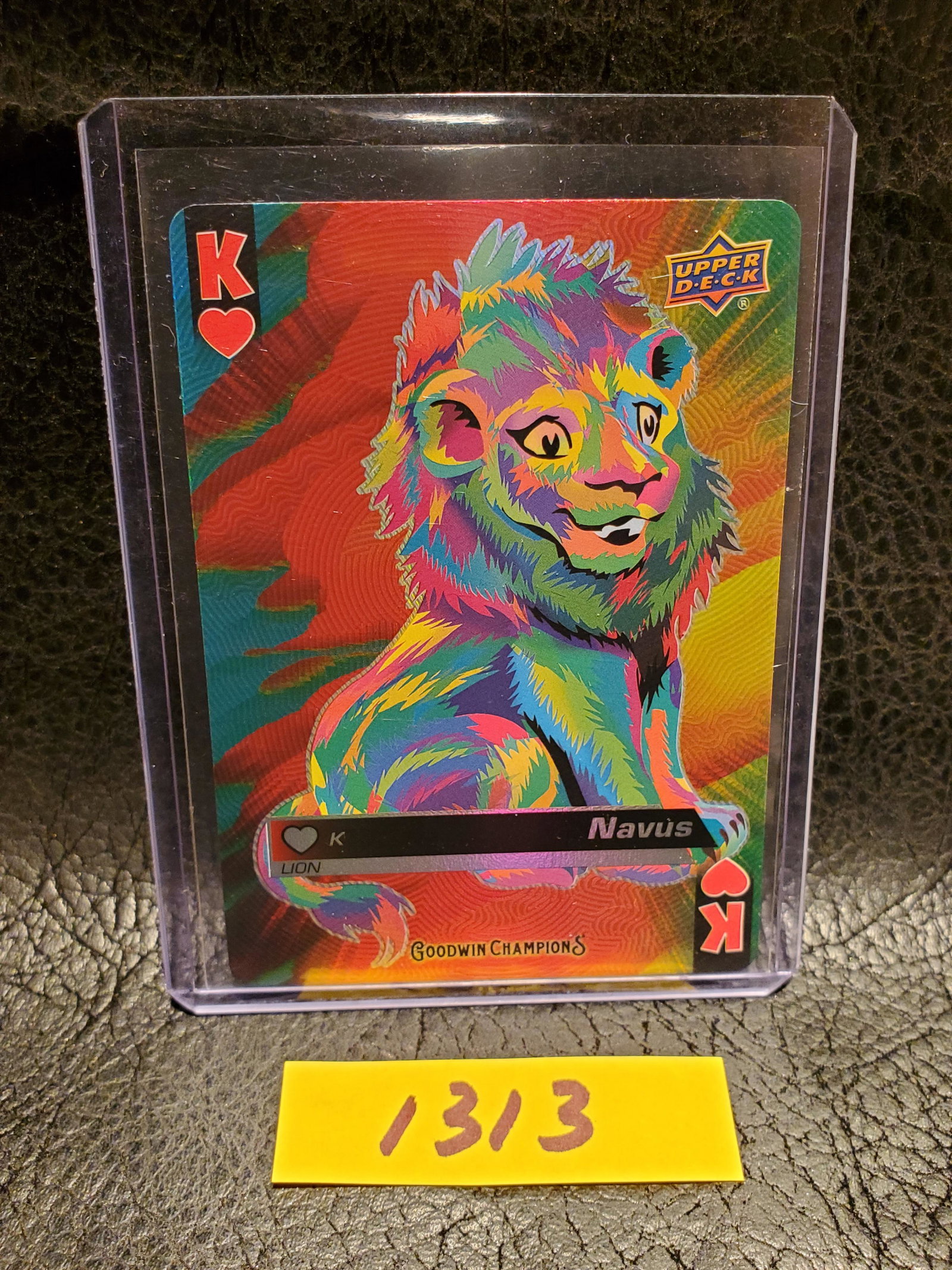 Navus 2021 Upper Deck Goodwin Champions Playing Cards King of Hearts: Navus 2021 Upper Deck Goodwin Champions Playing Cards King of Hearts