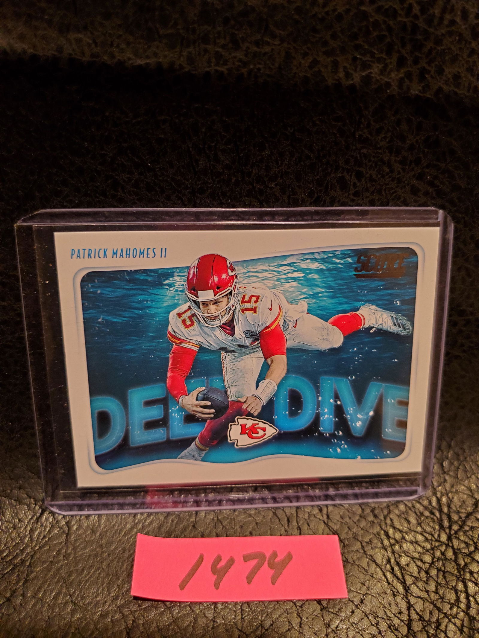 Patrick Mahomes 2020 Score Deep Dive Base Insert Kansas City Chiefs #DD-PM (1 of 2)