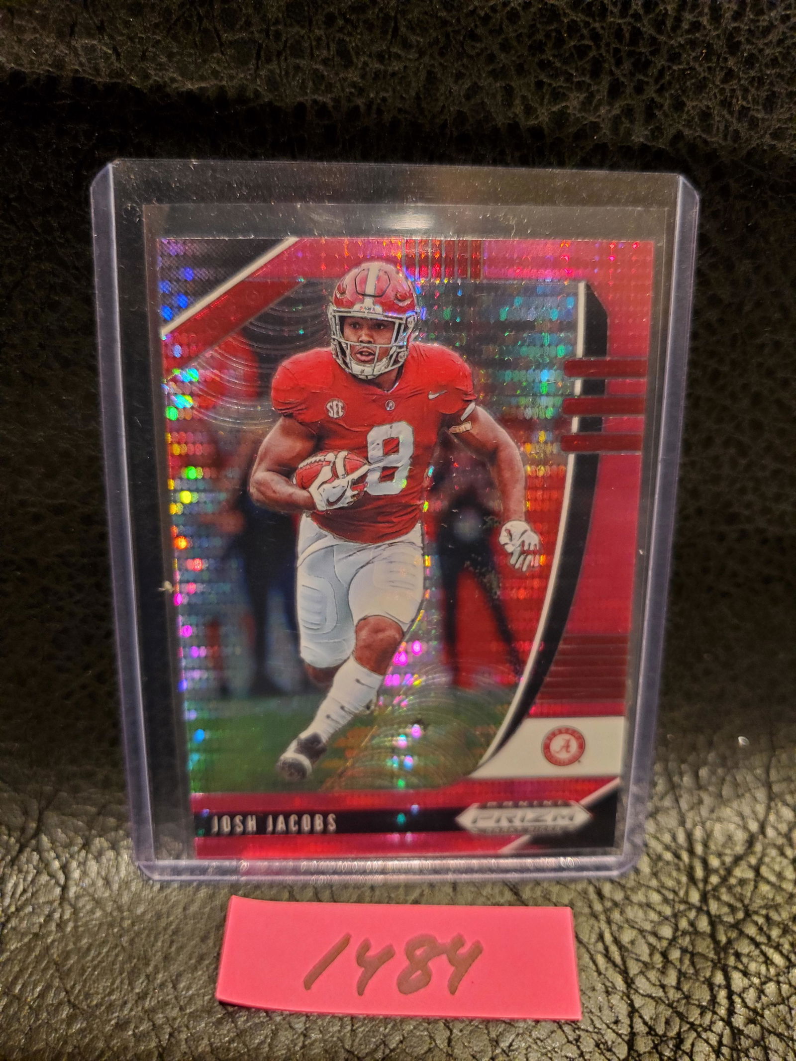 Josh Jacobs 2020 Prizm Draft Picks Pink Pulsar Alabama #57 (1 of 2)