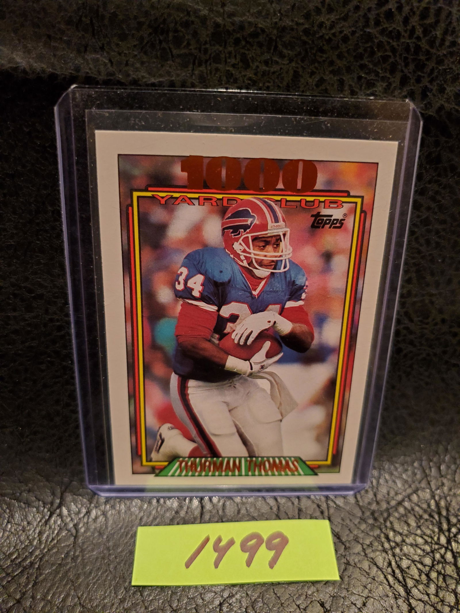 Thurman Thomas 1992 Topps 1000 Yard Club Buffalo Bills #4 (1 of 2)