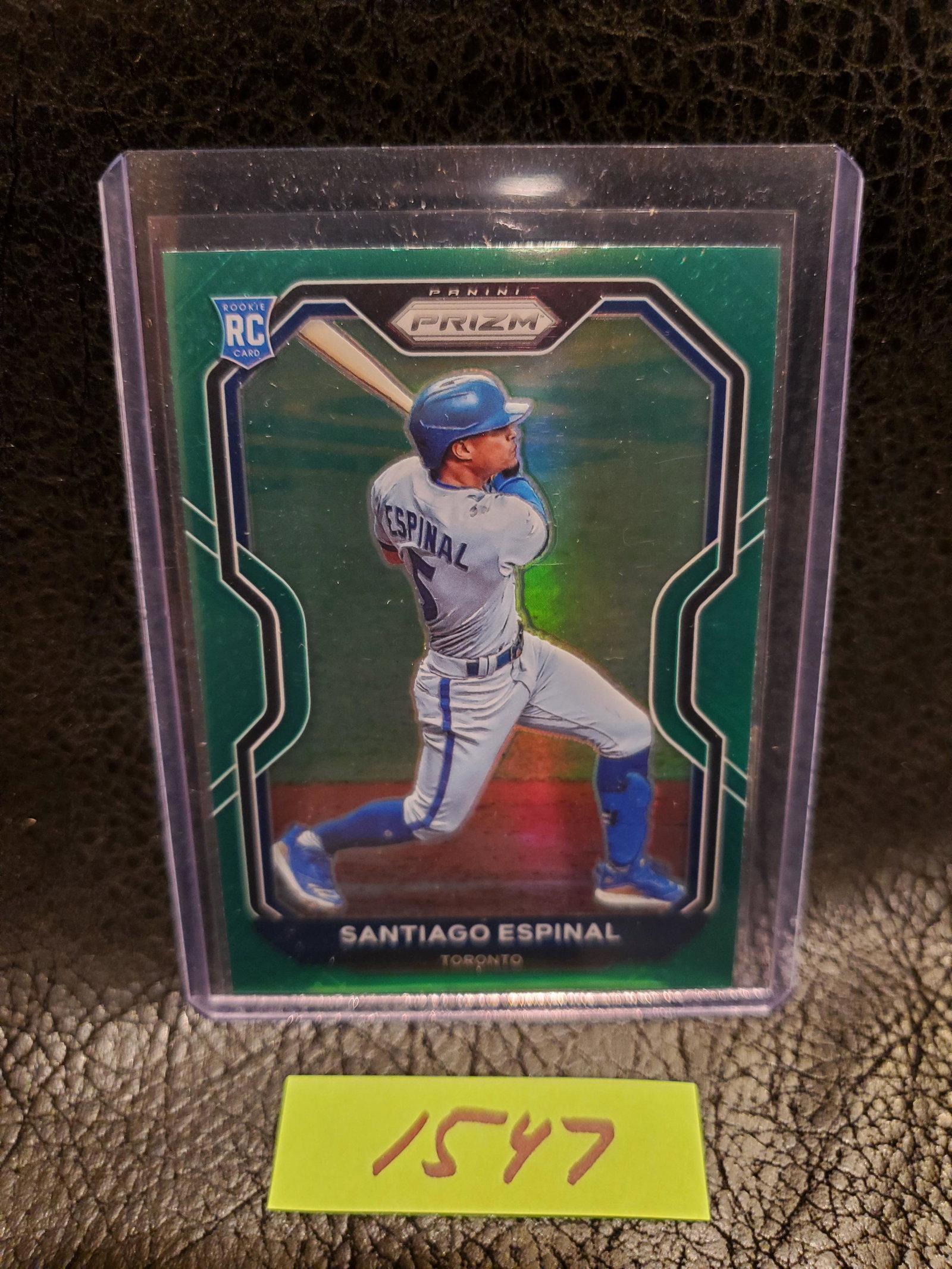 Santiago Espinal 2021 Prizm Green Rookie Toronto Blue Jays #72: Santiago Espinal 2021 Prizm Green Rookie Toronto Blue Jays #72