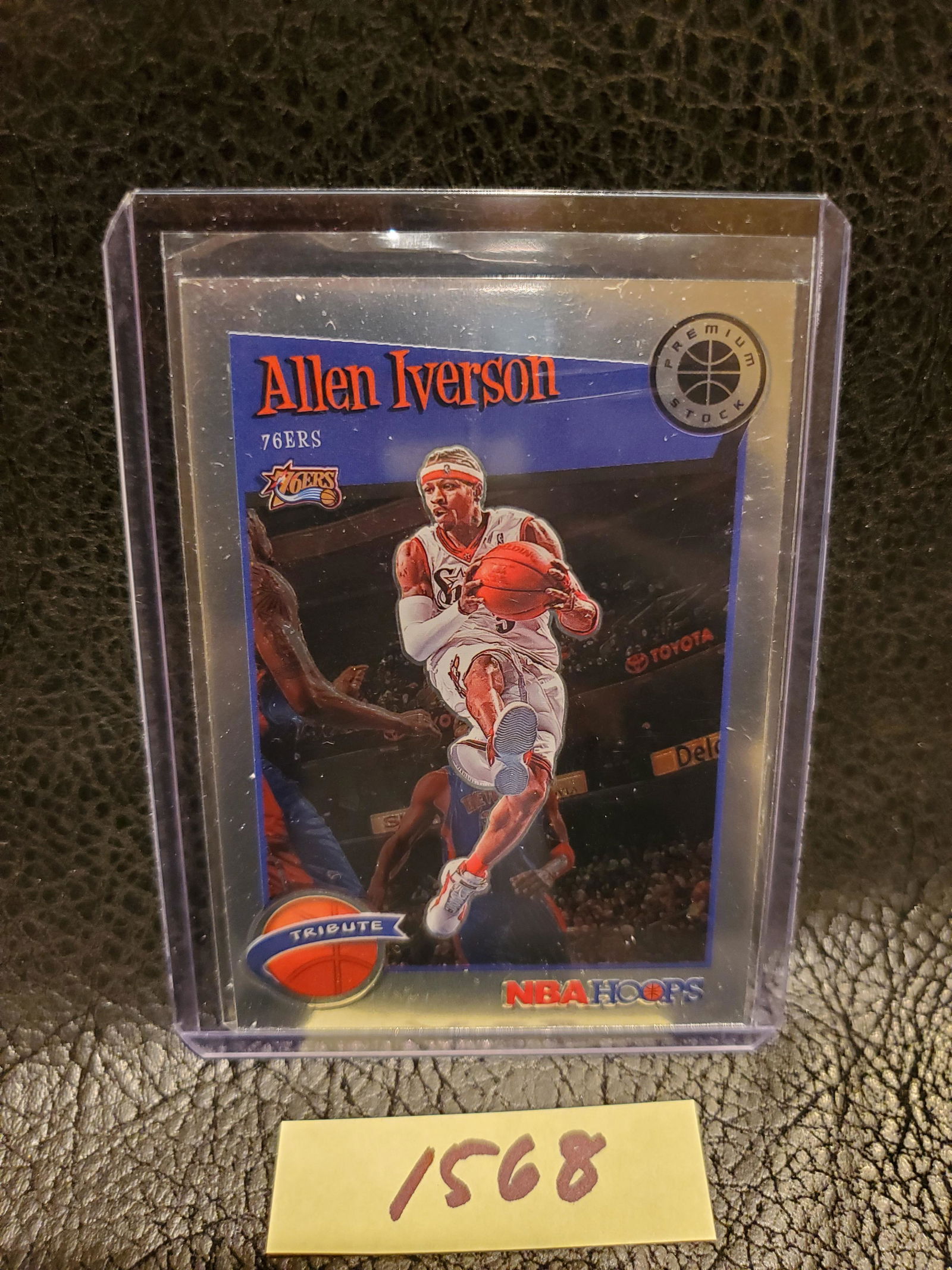 Allen Iverson 2019-20 NBA Hoops Premium Stock Tribute Base Philadelphia 76ers #285 (1 of 2)