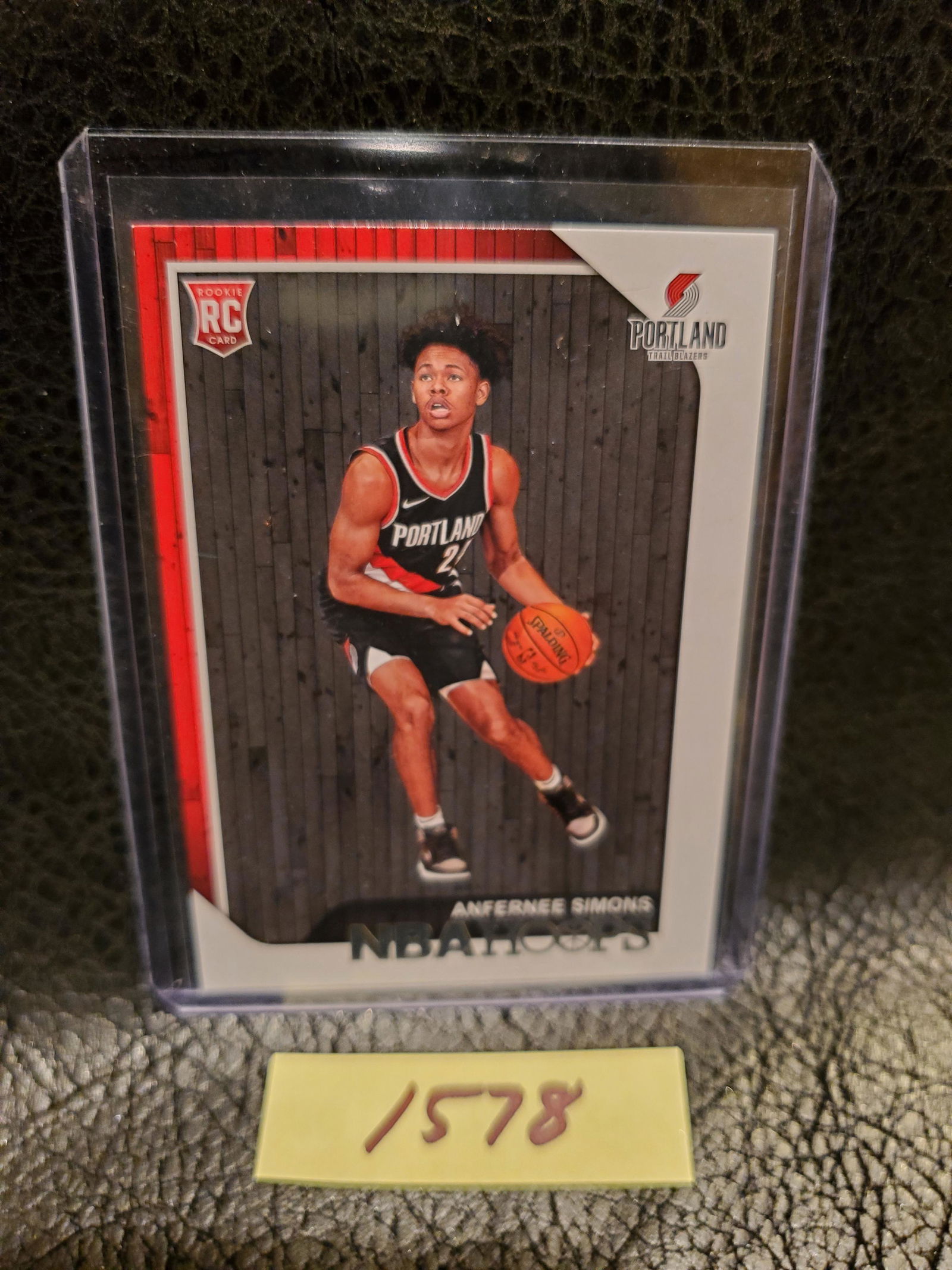 Anfernee Simons 2018-19 NBA Hoops Rookie Base Portland Trail Blazers #277 (1 of 2)
