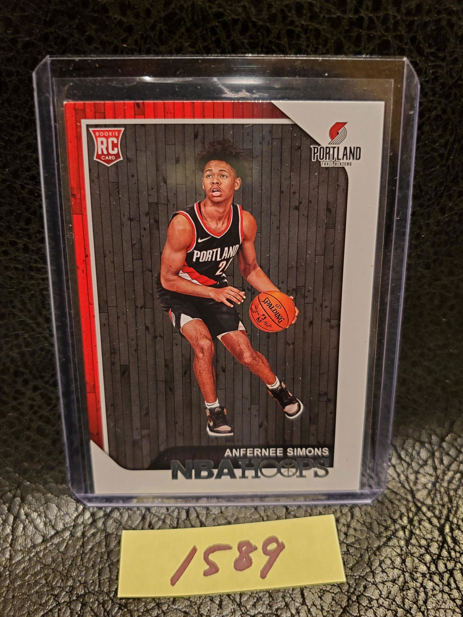 Anfernee Simons 2018-19 NBA Hoops Rookie Base Portland Trail Blazers #277 (1 of 2)