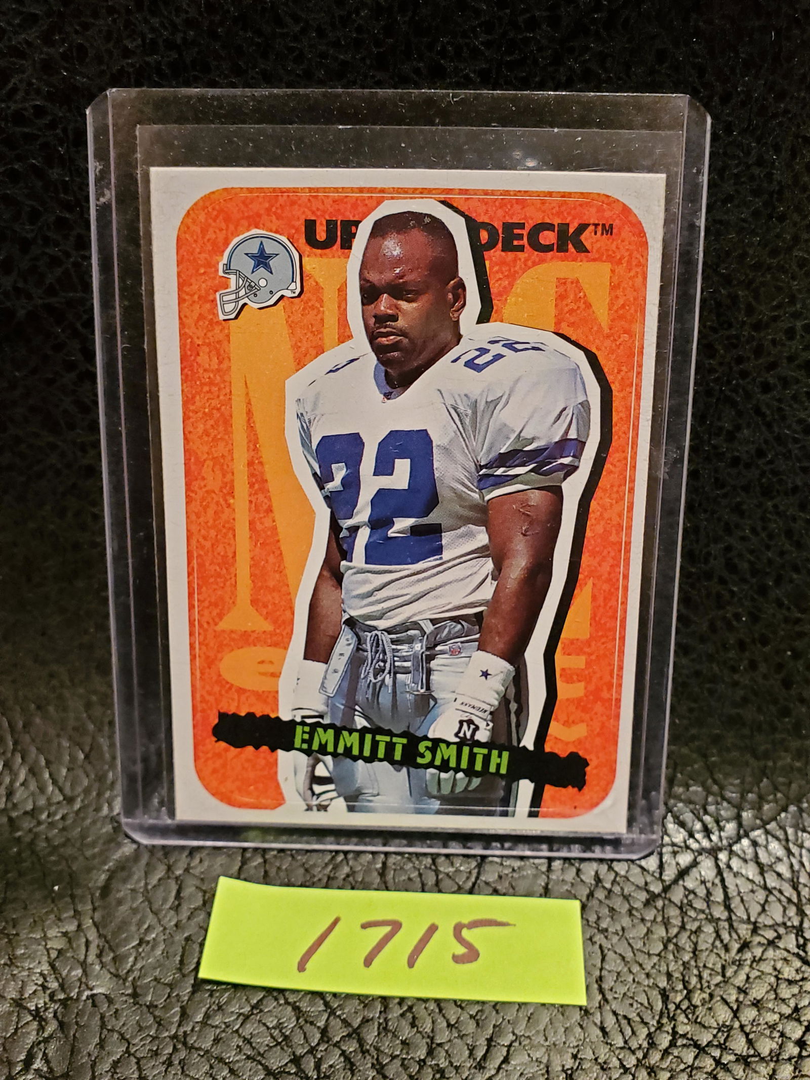 Emmitt Smith 1995 Upper Deck Stick Ums NFC East Checklist Dallas Cowboys #11 (1 of 2)