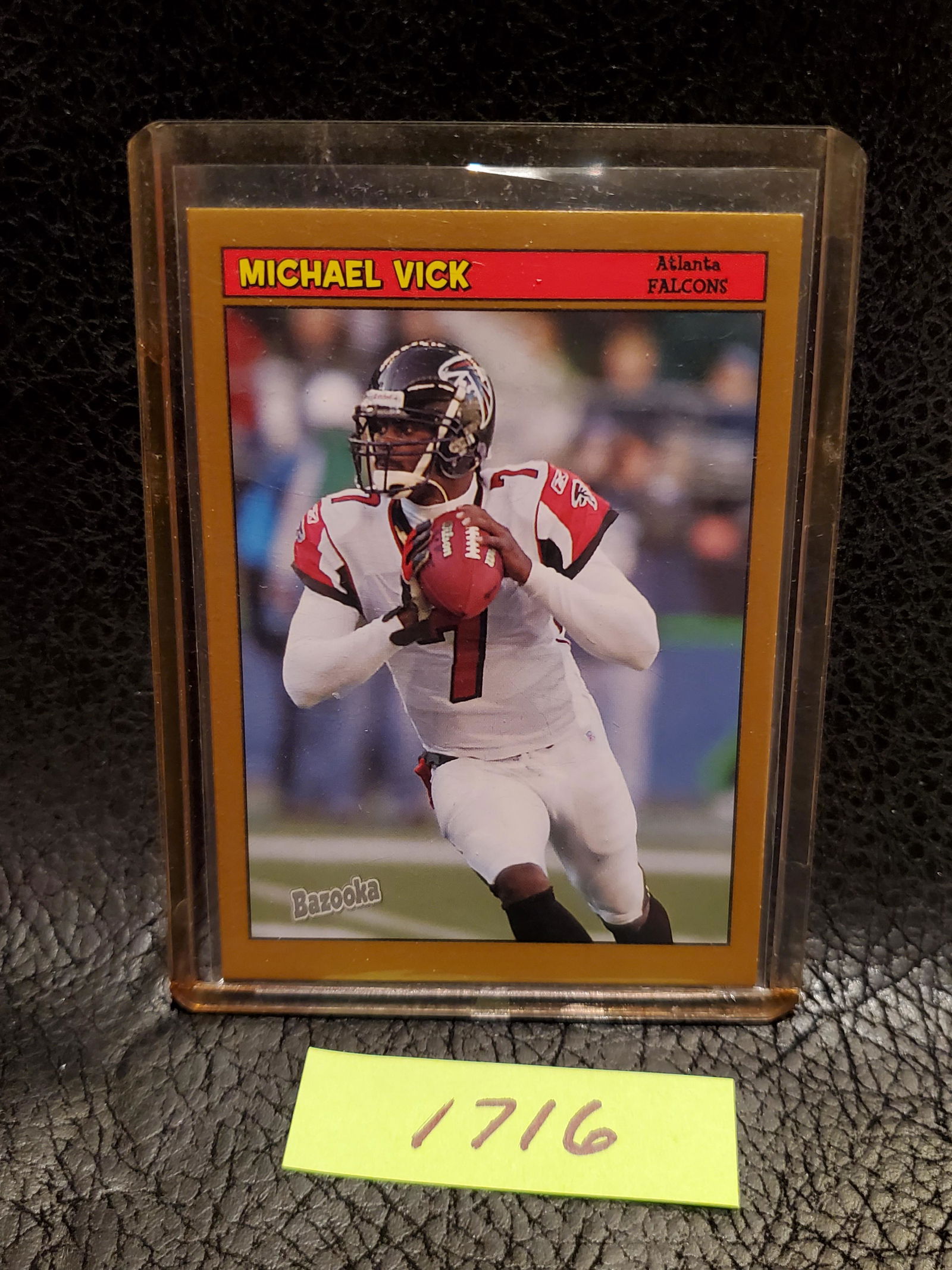 Michael Vick 2005 Bazooka Gold Atlanta Falcons #7 (1 of 2)