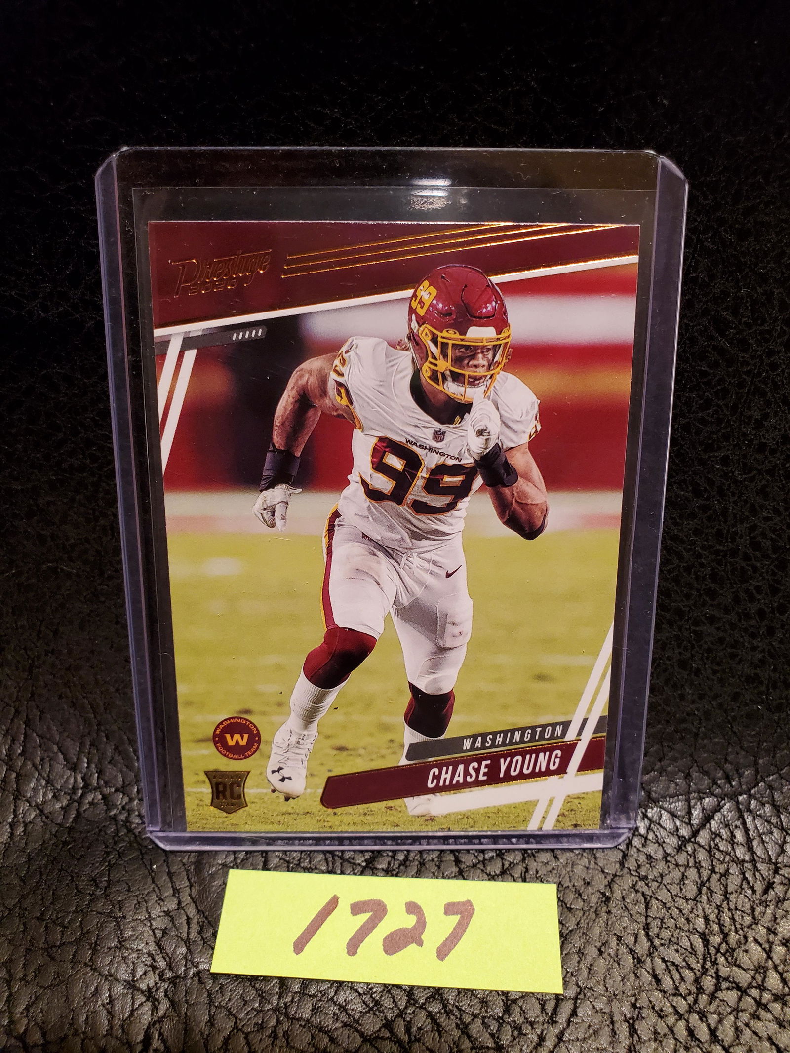 Chase Young 2020 Chronicles Prestige Base Rookie Washington Football Team #307 (1 of 2)