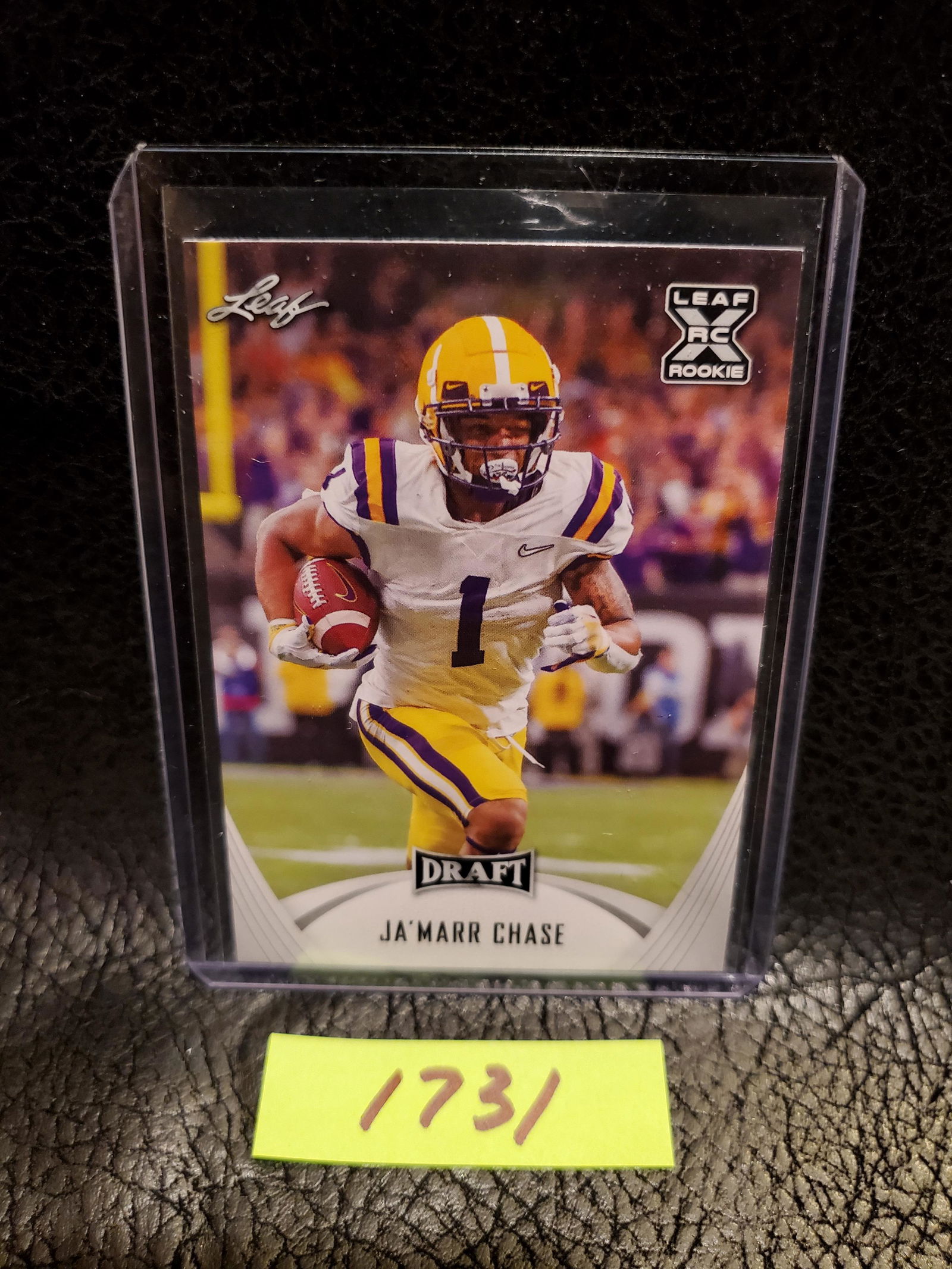 Ja'marr Chase 2021 Leaf Draft Rookie LSU #31 (1 of 2)