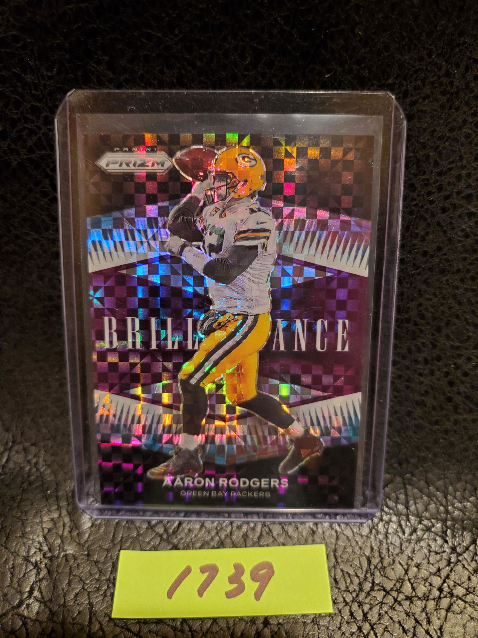 Aaron Rodgers 2021 Prizm Brilliance Purple Power #/49 Green Bay Packers #B-6 (1 of 2)