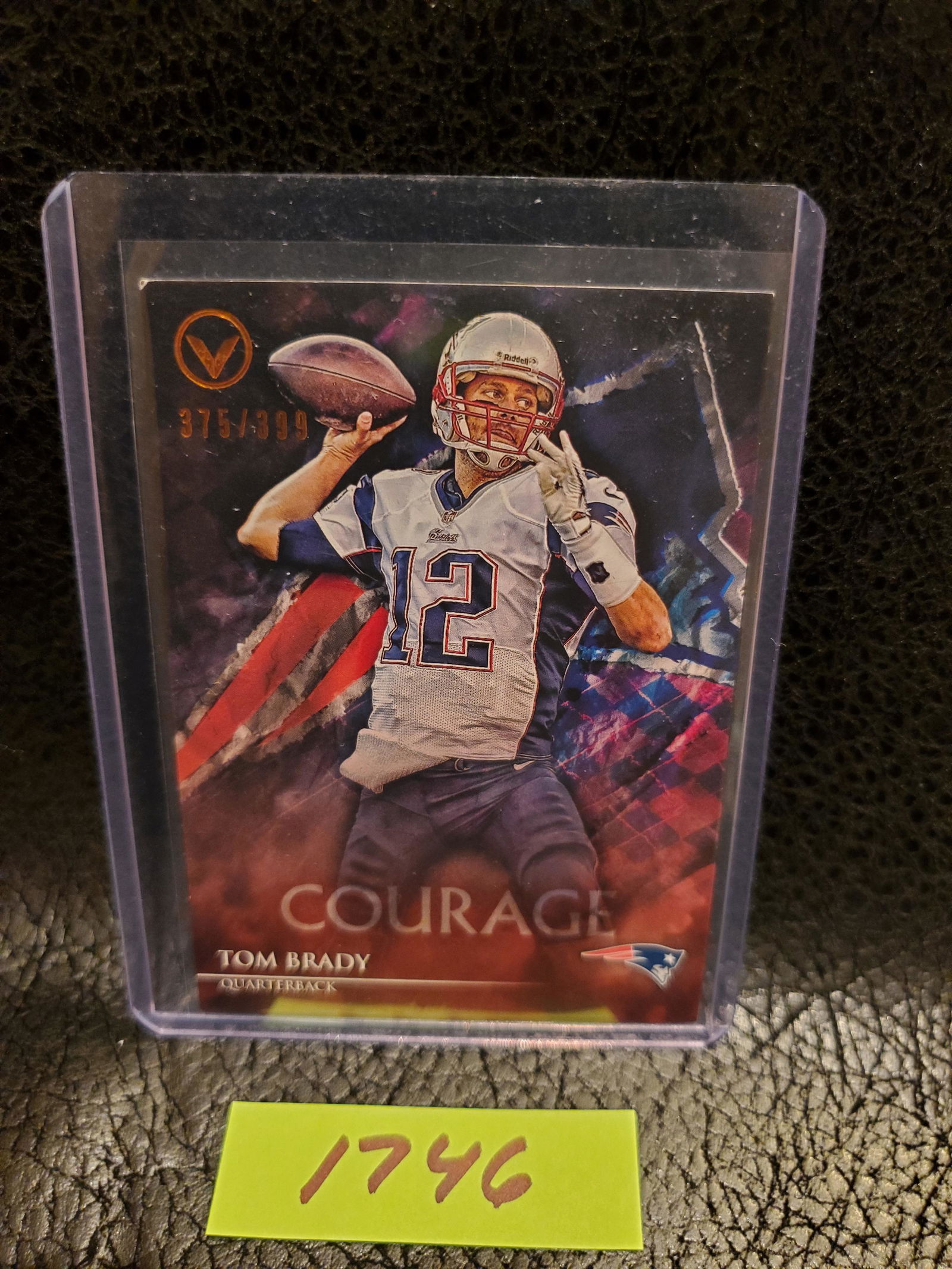 Tom Brady 2014 Topps Valor Courage #/399 New England Patriots #80 (1 of 2)