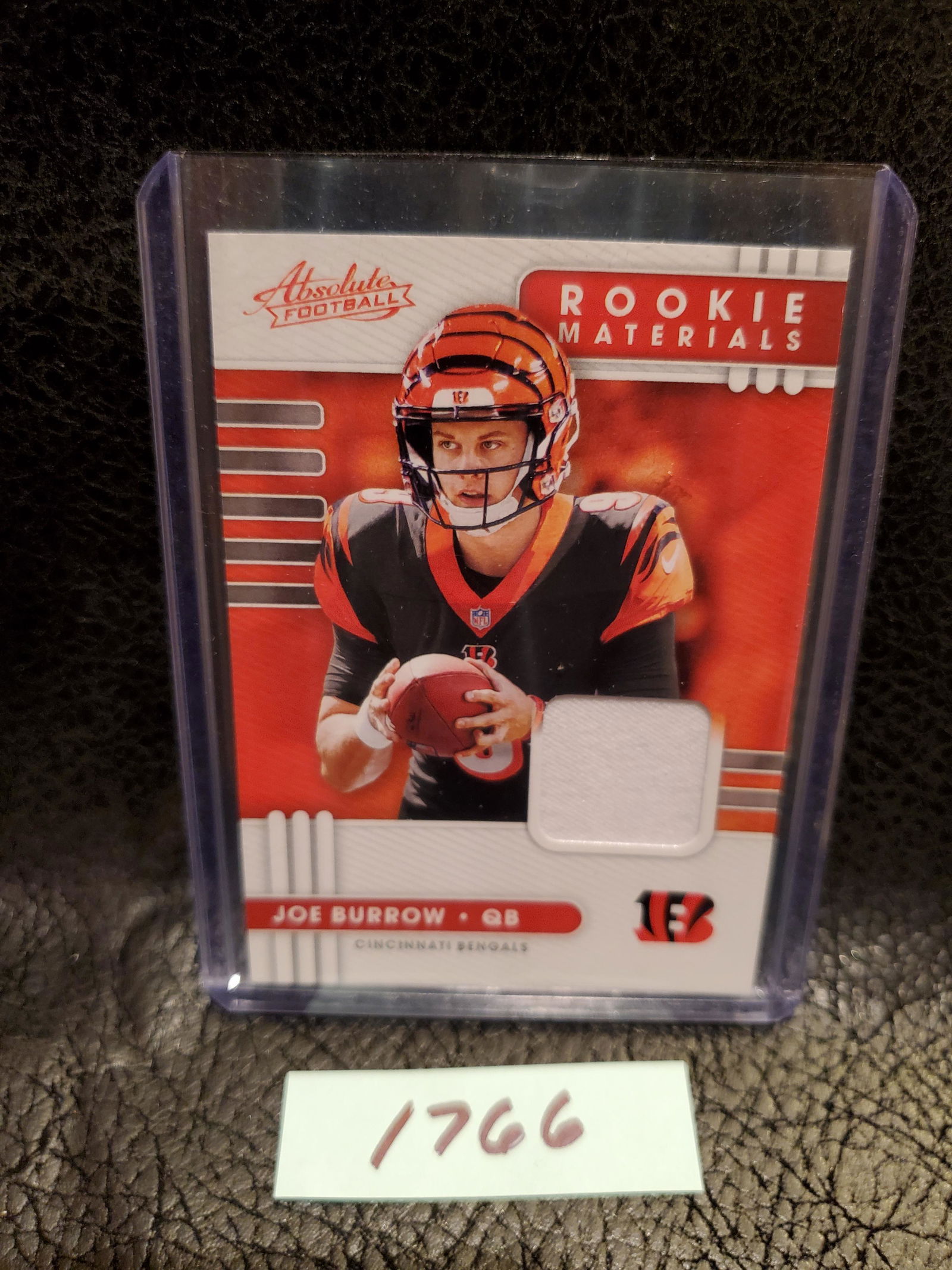 Joe Burrow 2020 Absolute Rookie Materials Patch Cincinnati Bengals #1 (1 of 2)