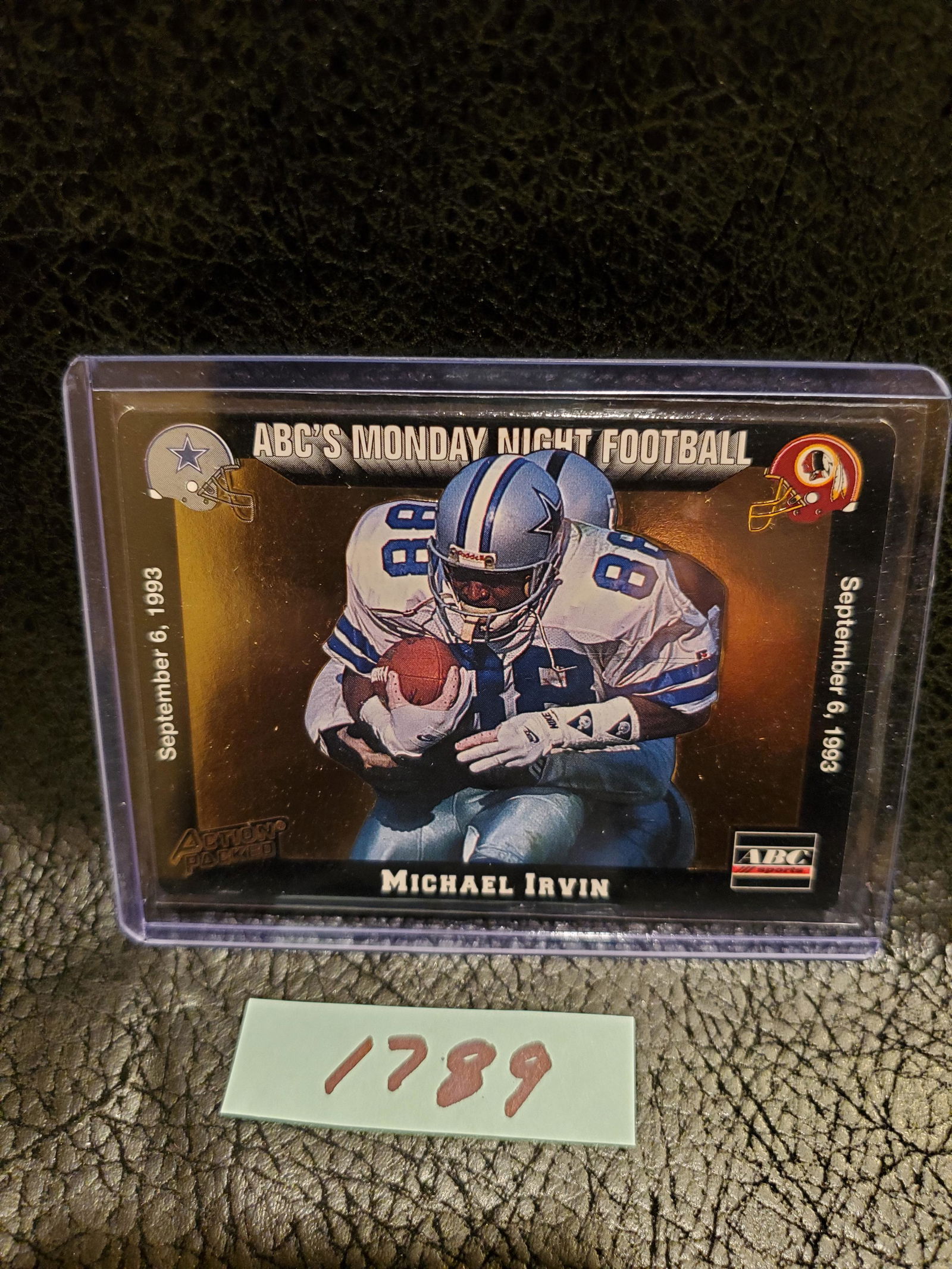 Michael Irvin 1993 Action Packed ABC's Monday Night Football Dallas Cowboys #1 (1 of 2)