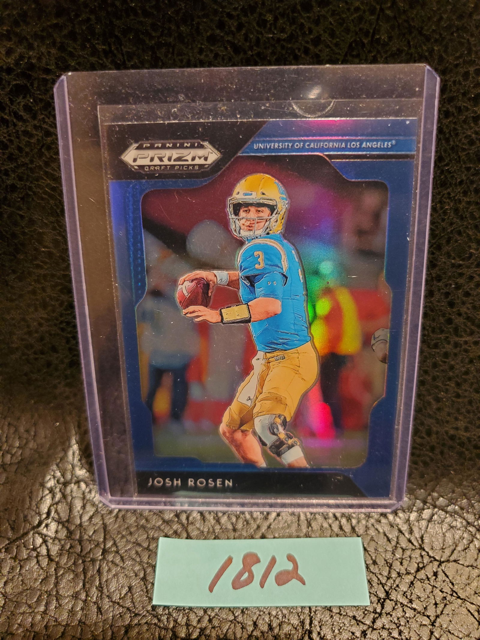 Josh Rosen 2019 Prizm Draft Picks Blue UCLA #52 (1 of 2)