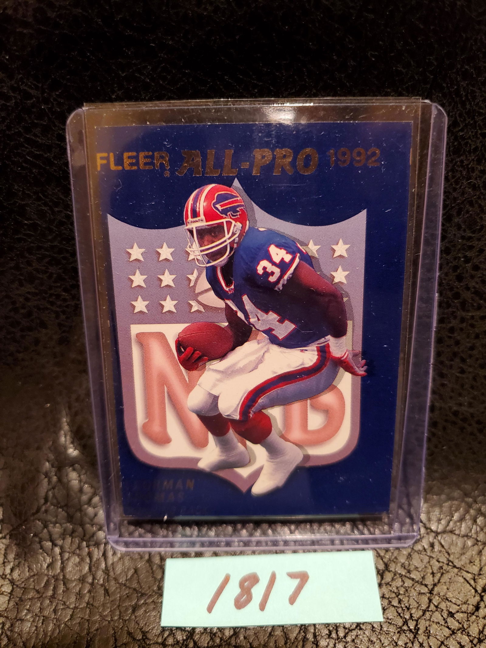 Thurman Thomas 1992 Fleer All-Pro Buffalo Bills #8 (1 of 2)