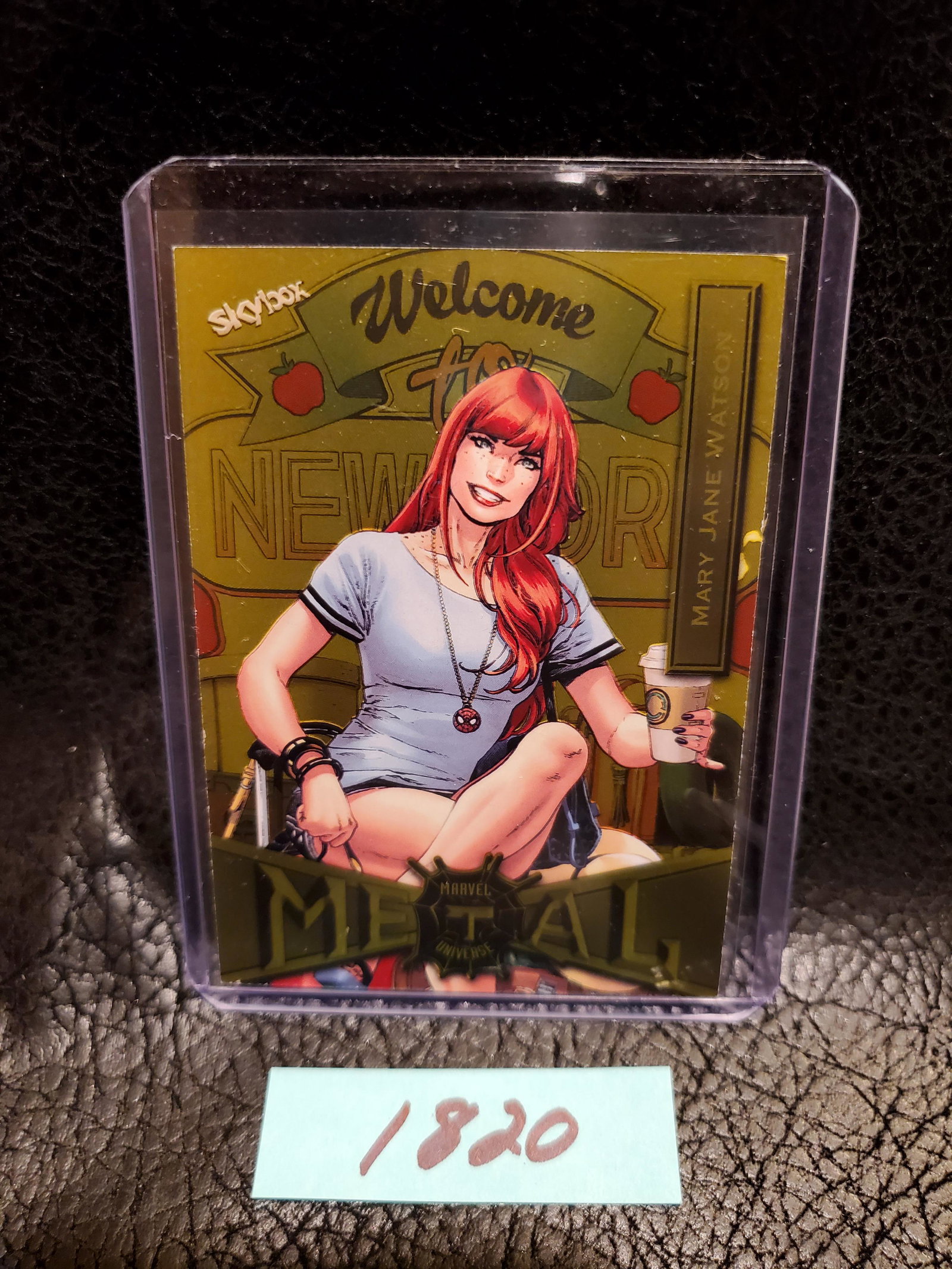 Mary Jane Watson 2021 Skybox Metal Marvel Gold #49: Mary Jane Watson 2021 Skybox Metal Marvel Gold #49