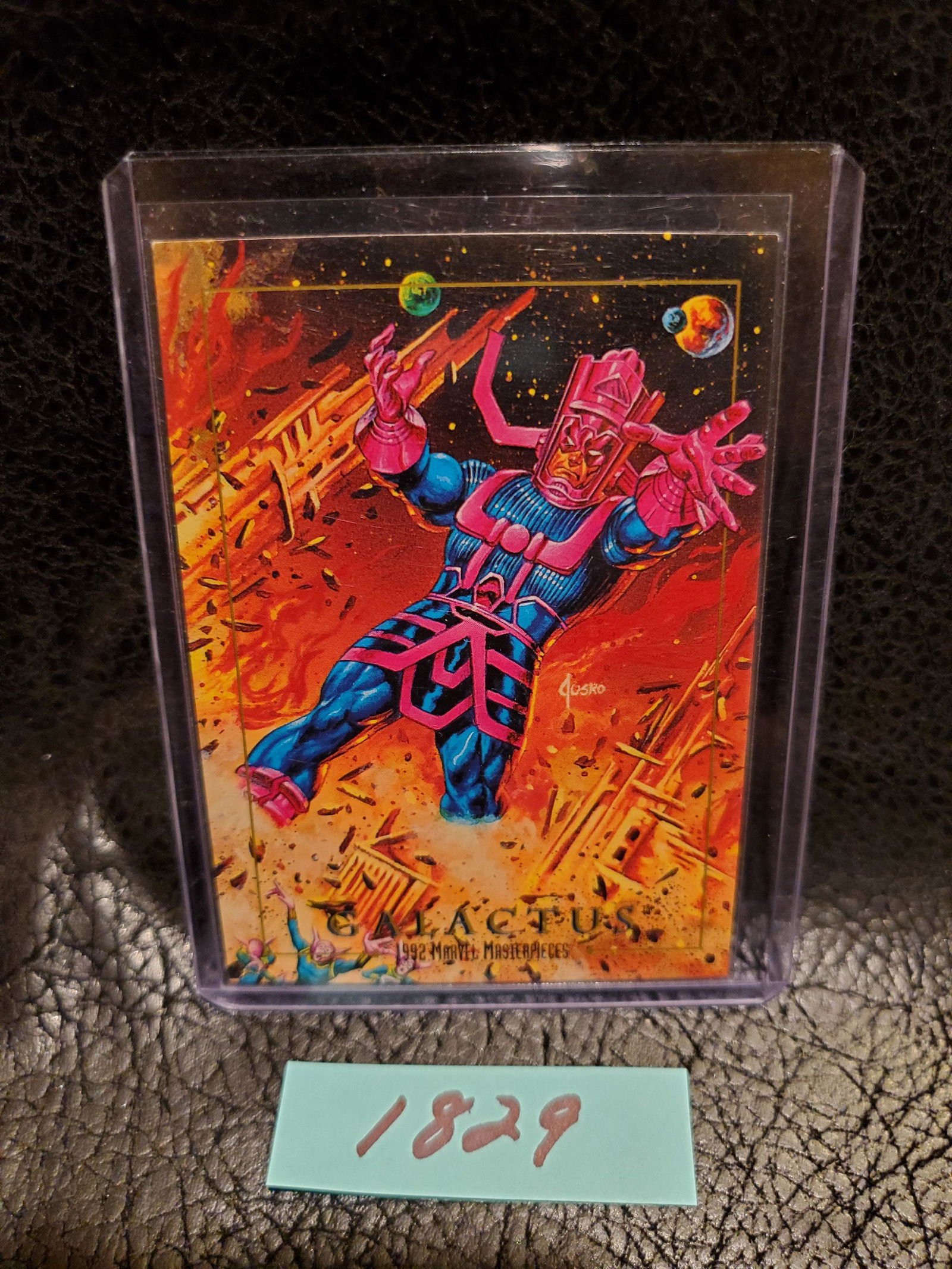 Galactus 1992 Marvel Masterpieces Card #30 (1 of 2)