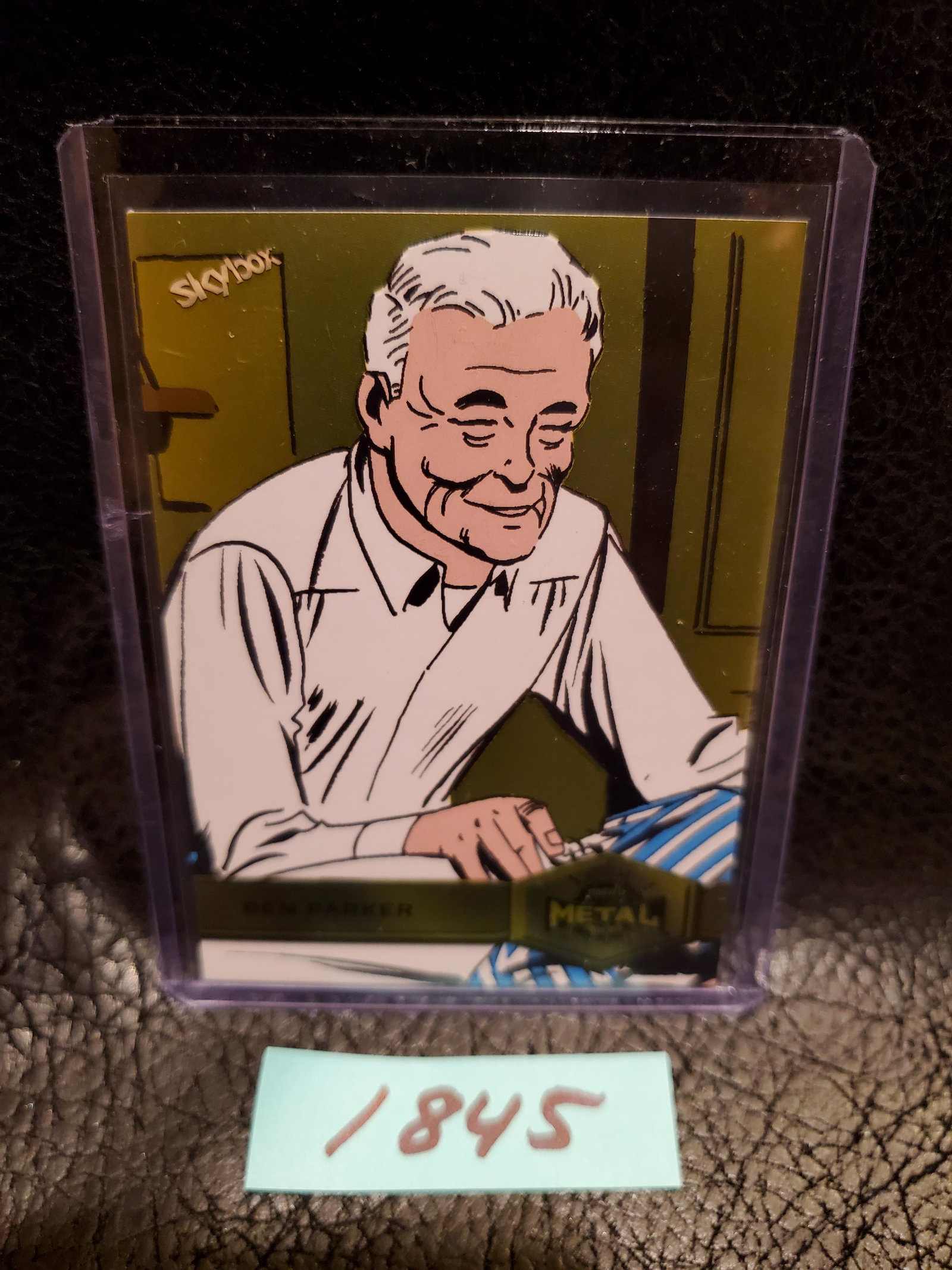 Ben Parker 2021 Skybox Metal Gold Marvel #108: Ben Parker 2021 Skybox Metal Gold Marvel #108