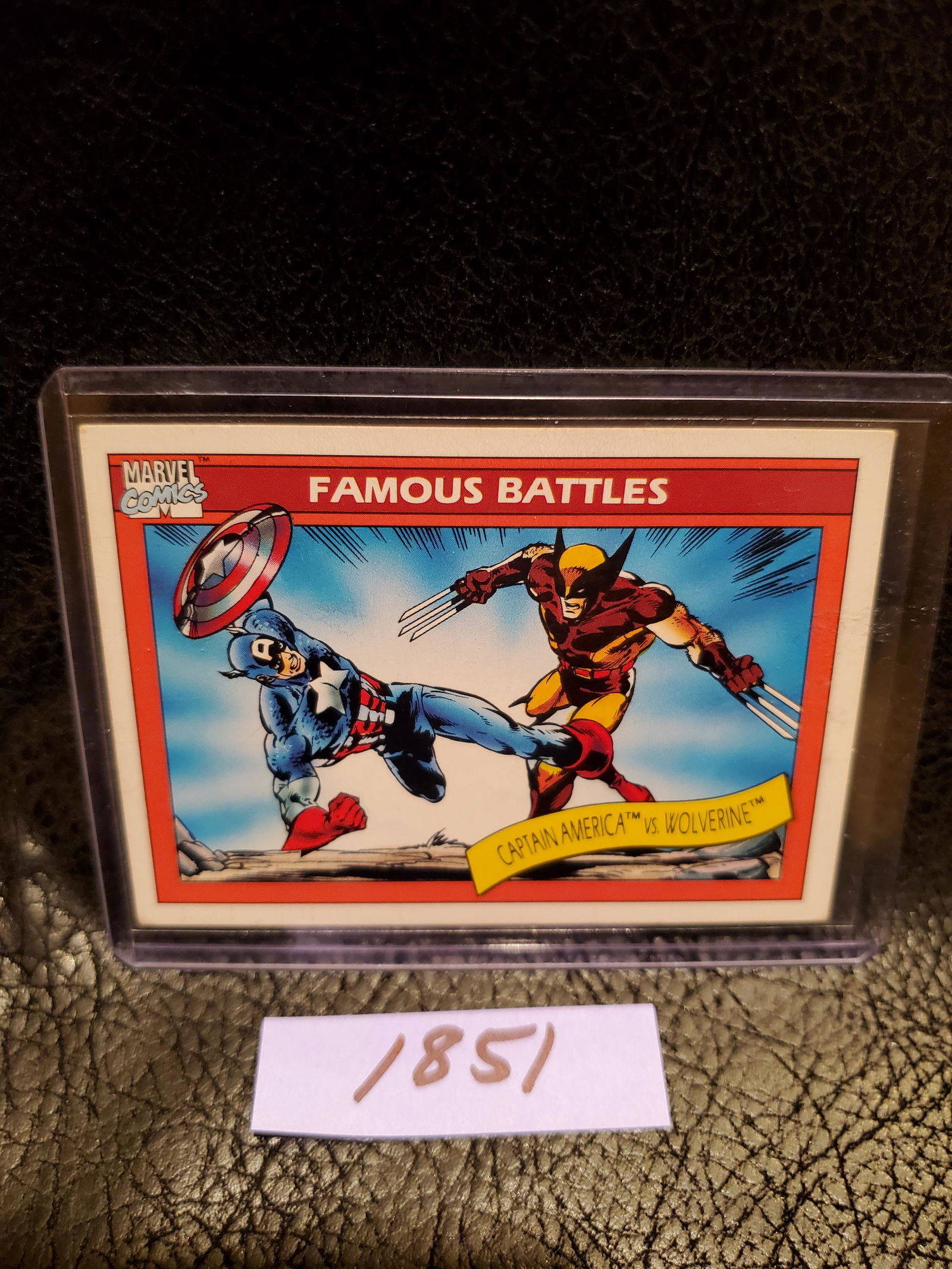 Captain America vs Wolverine 1990 Marvel Famous Battles #115 (1 of 2)