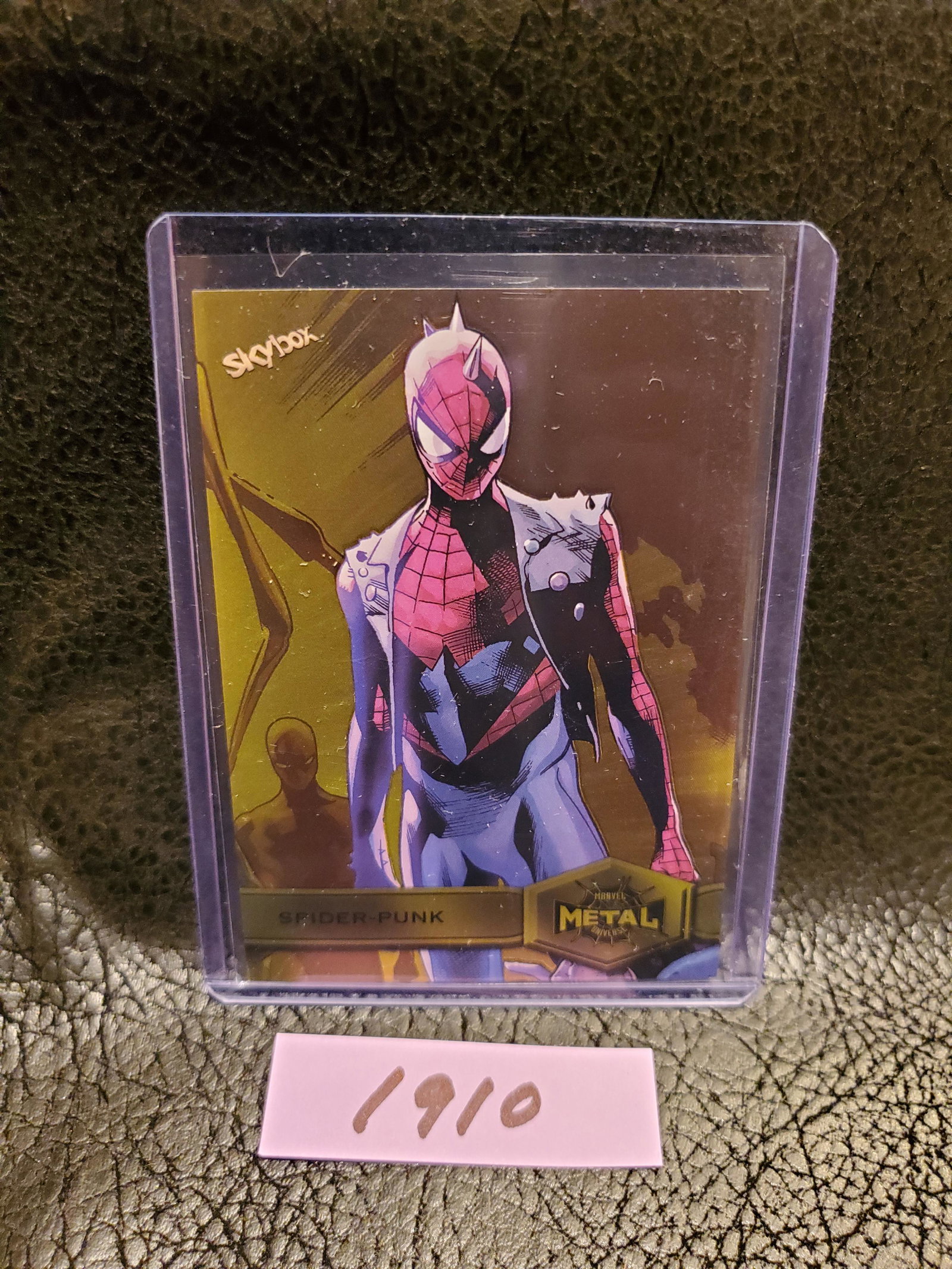 Spider-Punk 2021 Skybox Metal Gold Marvel #186: Spider-Punk 2021 Skybox Metal Gold Marvel #186