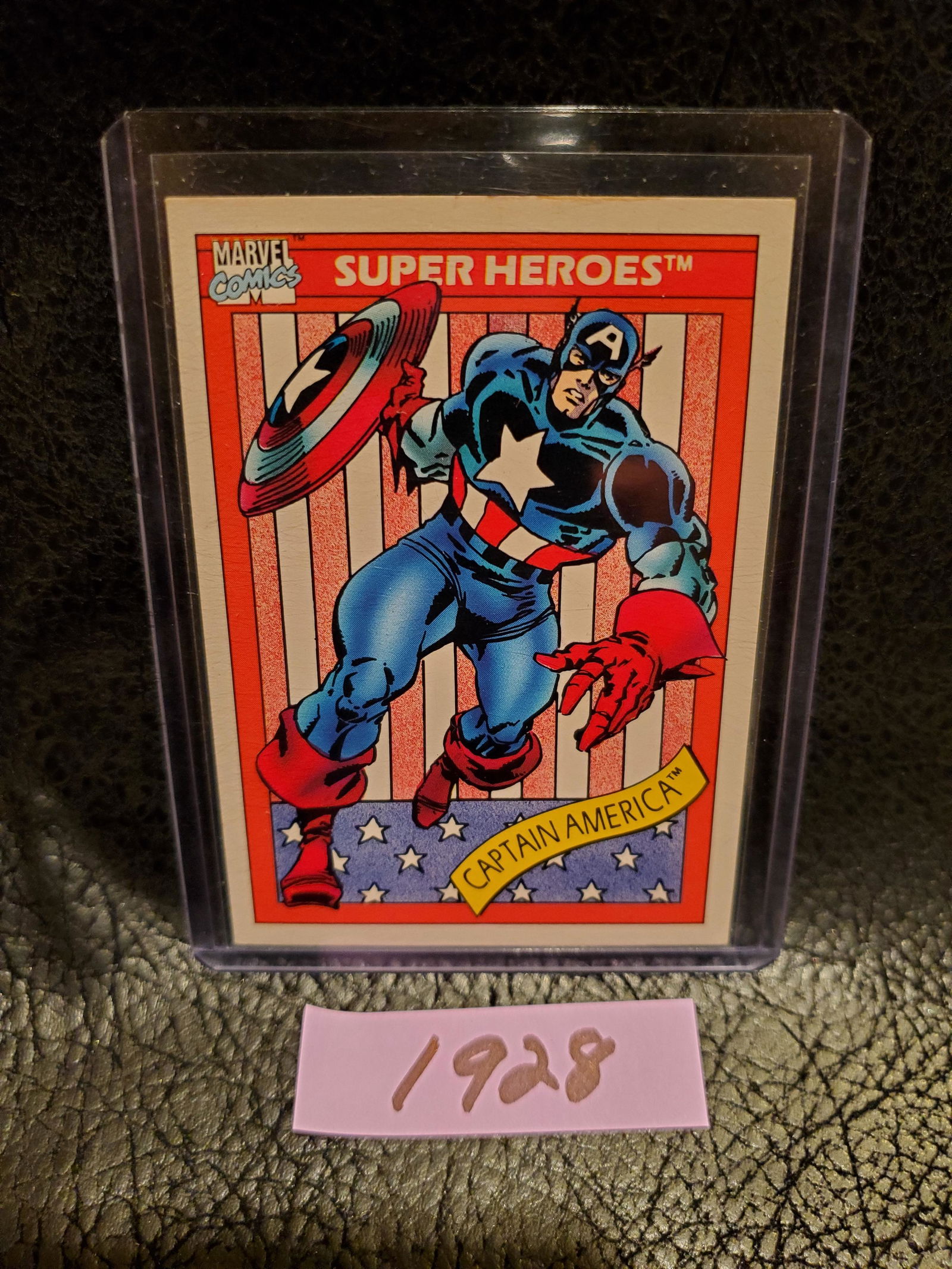 Captain America 1990 Impel Marvel Super Heroes #1 (1 of 2)