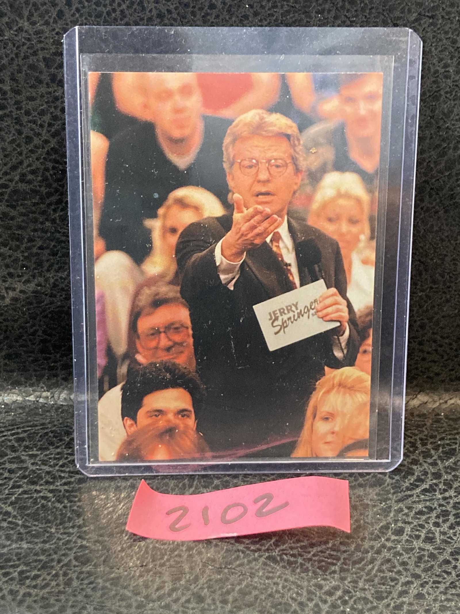 Jerry Springer 1998 Comic Images Promo P2 Rookie Card: Jerry Springer 1998 Comic Images Promo P2 Rookie Card