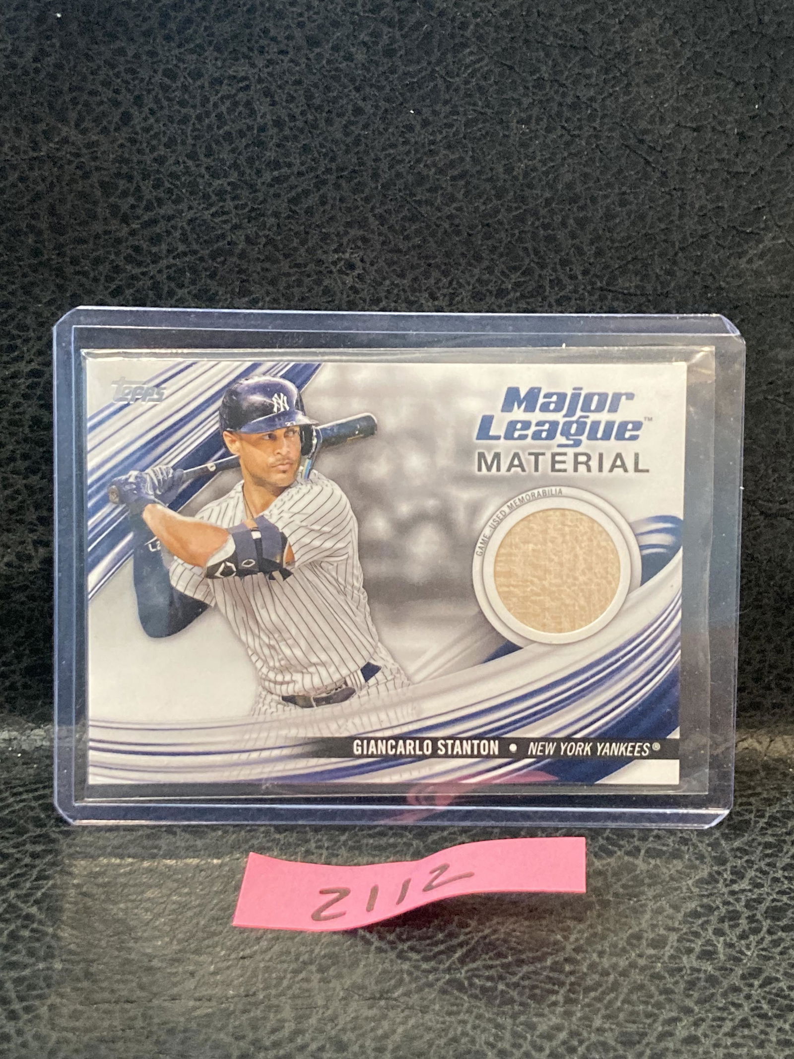 Giancarlo Stanton Topps 2023 Series 1 Major League Materials Bat Relic (1 of 2)