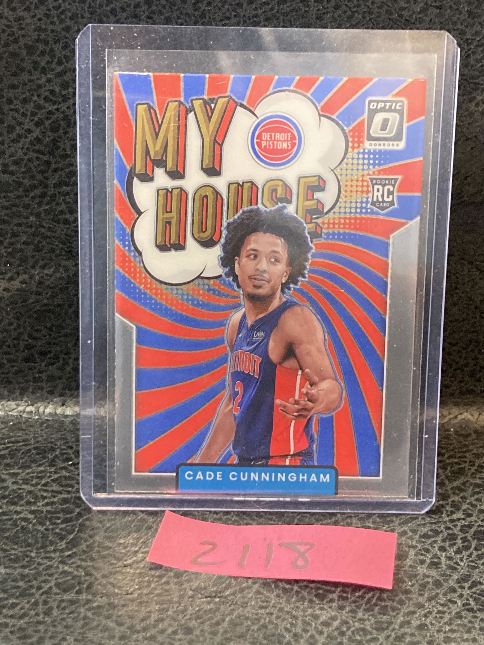 Cade Cunningham 2021-22 Panini Donruss Optic Rookie My House Insert Base PISTON (1 of 2)