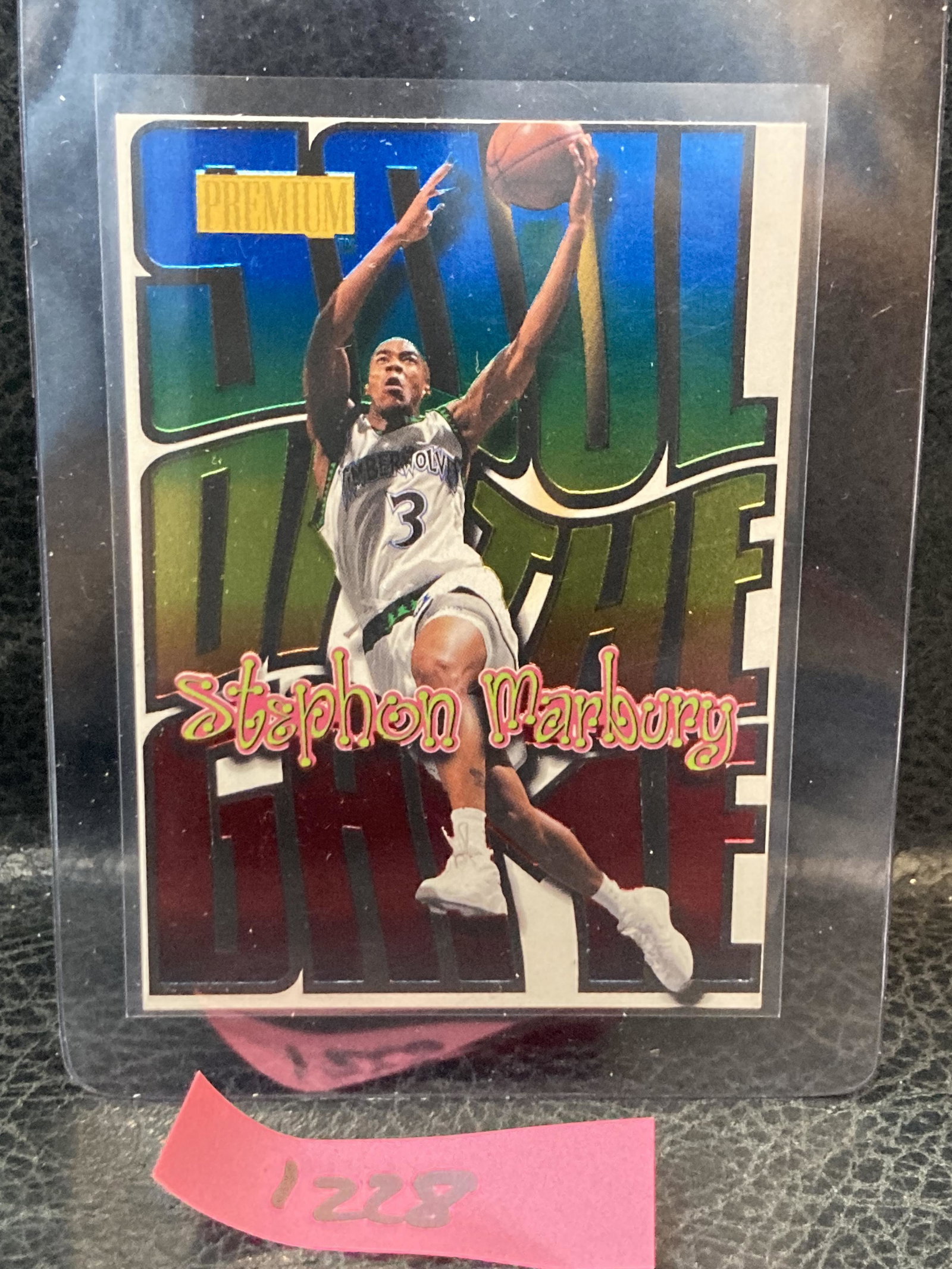 Stephon Marbury 1998-99 Skybox Premium Soul of the Game #9SG Timberwolves: Stephon Marbury 1998-99 Skybox Premium Soul of the Game #9SG Timberwolves