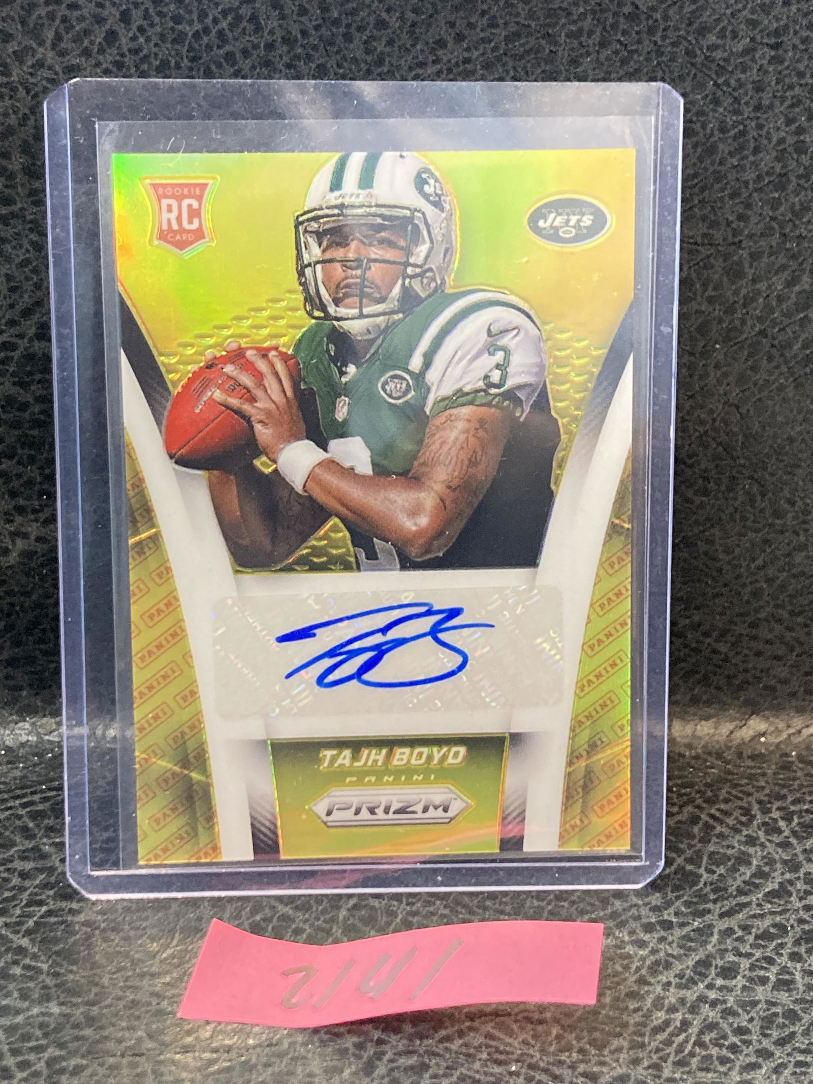 Tajh Boyd 2014 Panini Prizm Logo Prizms #/60 #AR-TH Rookie Auto RC Jets (1 of 3)