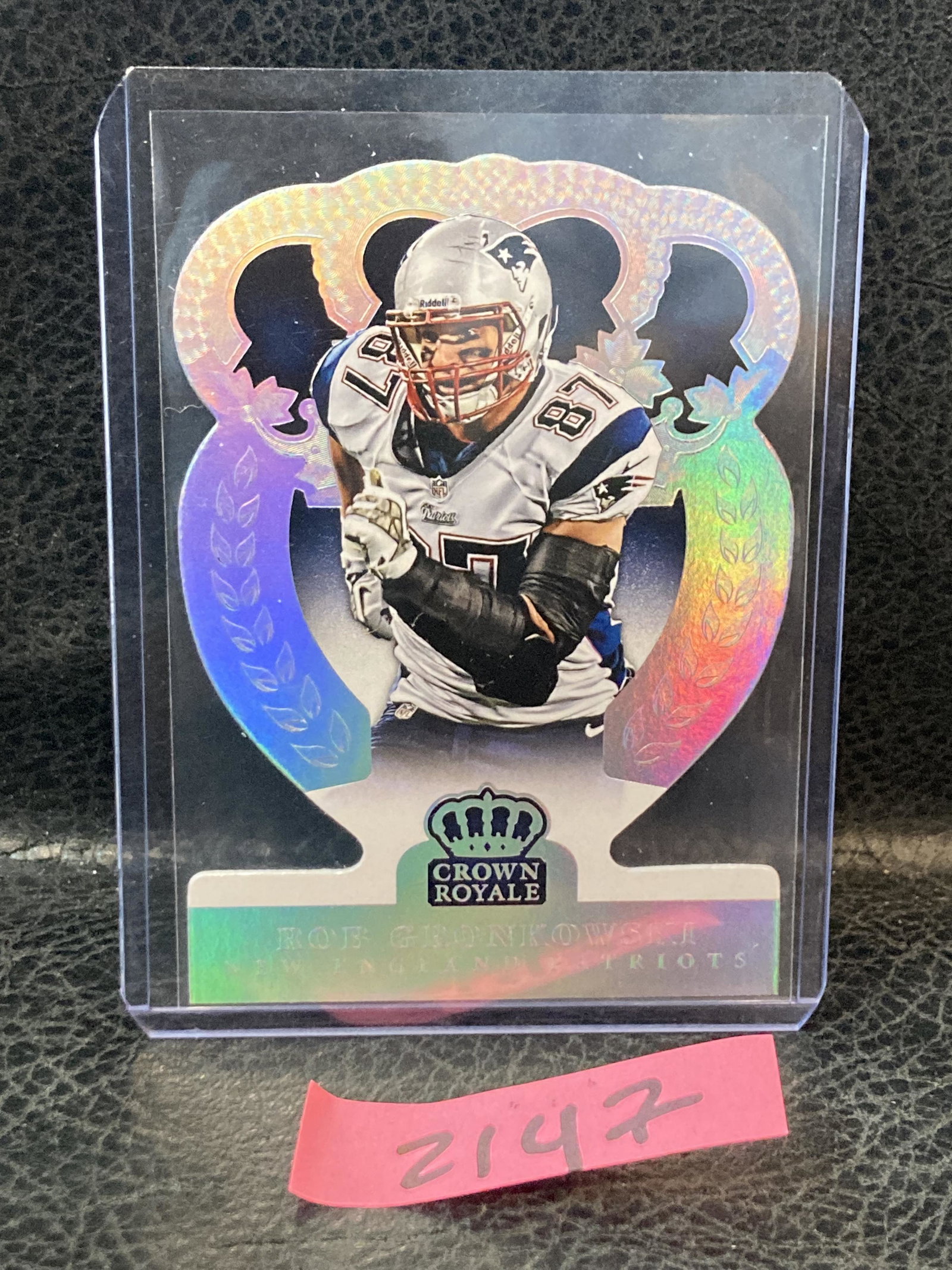 Rob Gronkowski 2014 Crown Royale Silver Holofoil #16 #/199 New England Patriots: Rob Gronkowski 2014 Crown Royale Silver Holofoil #16 #/199 New England Patriots