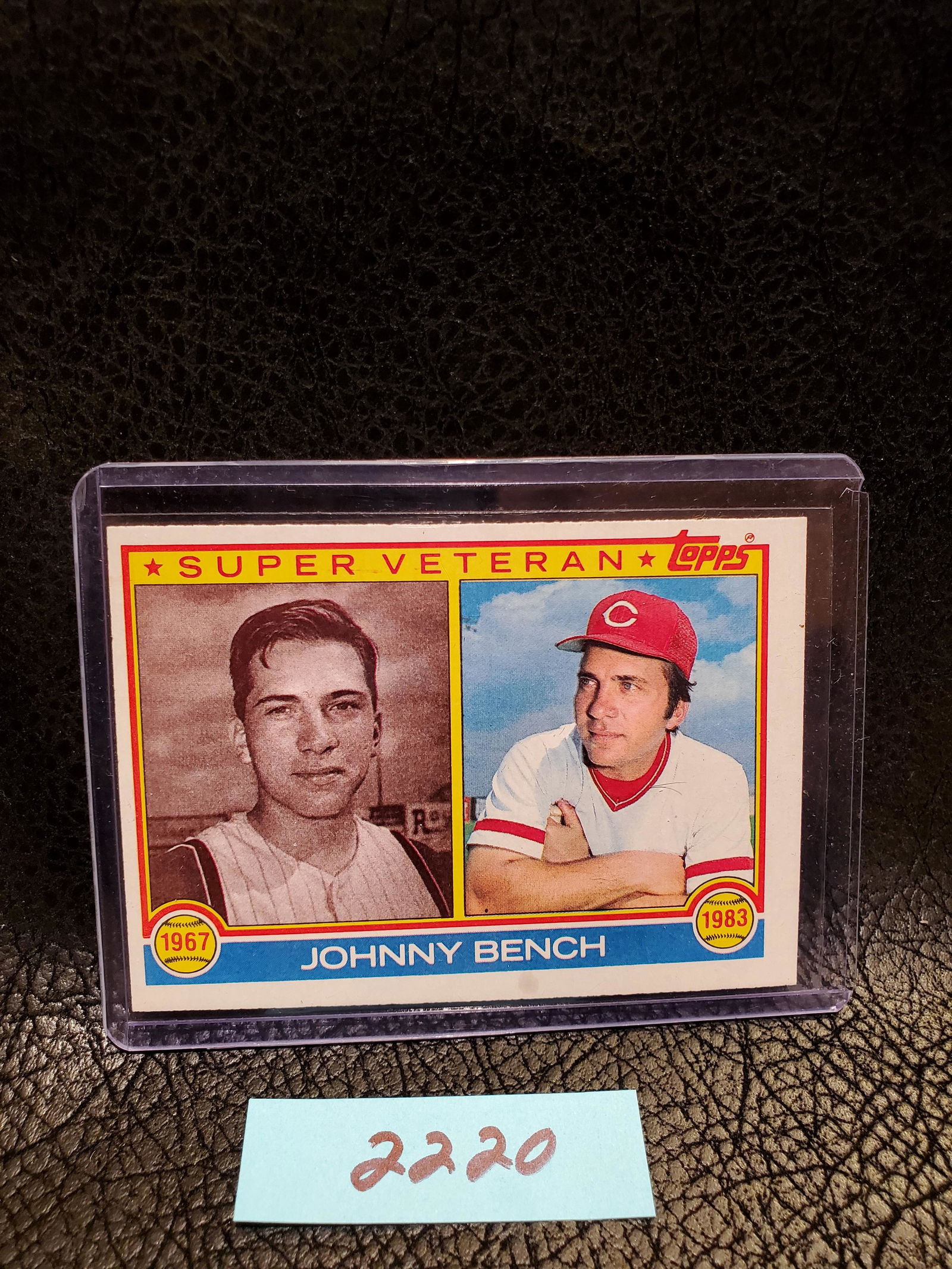 Johnny Bench 1963 Topps Super Veteran Cincinnati Reds #61 (1 of 2)