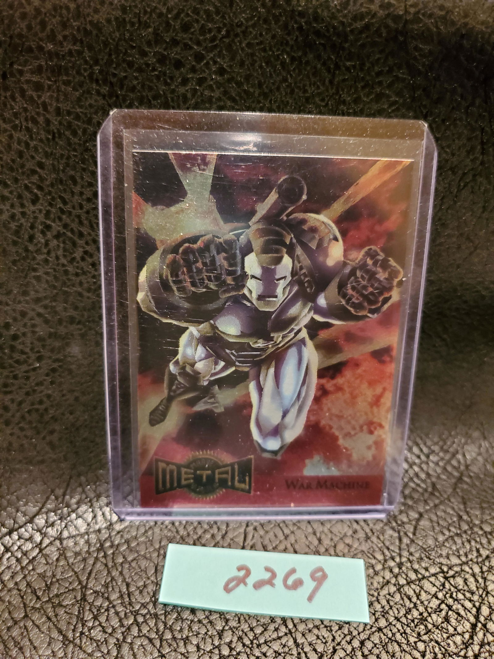War Machine 1995 Fleer Metal Blaster Base Limited Edition Marvel #17 (1 of 2)