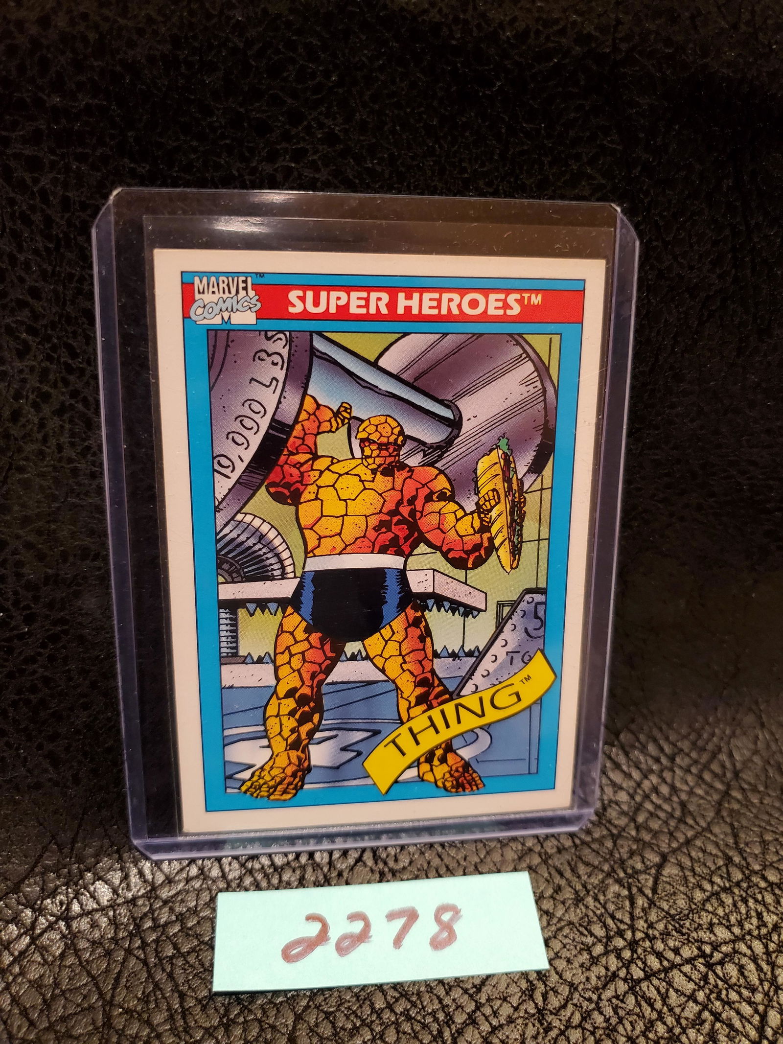 Thing 1990 Impel Superheroes Marvel #6 (1 of 2)