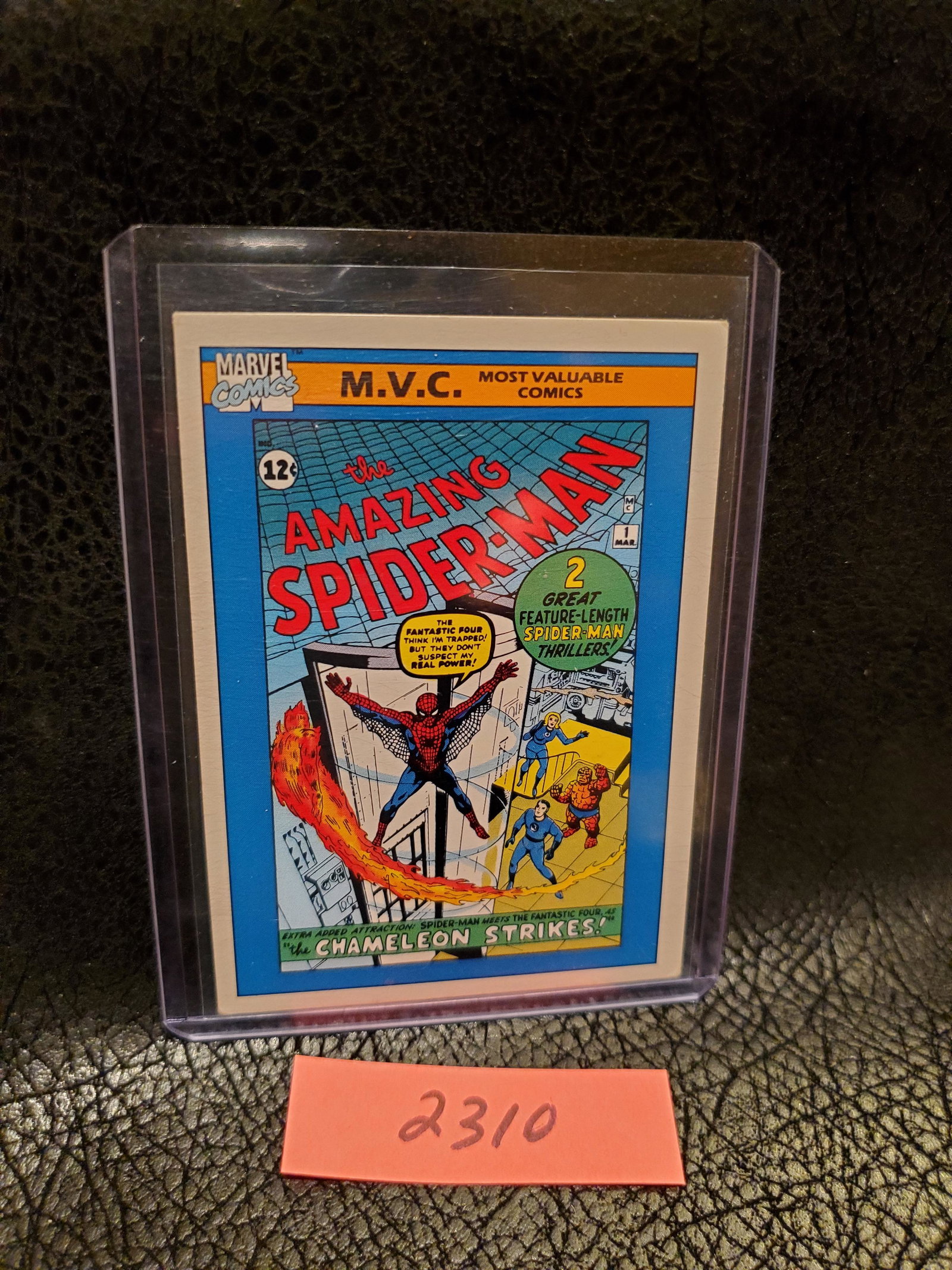 Amazing Spider-Man #1 1990 Impel Marvel Most Valuable Comics Card #131 (1 of 2)