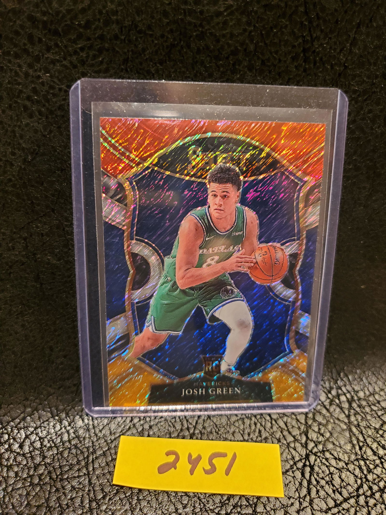 Josh Green 2020-21 Select Red White Orange Shimmer Concourse Rookie Dallas Mavericks #78 (1 of 2)