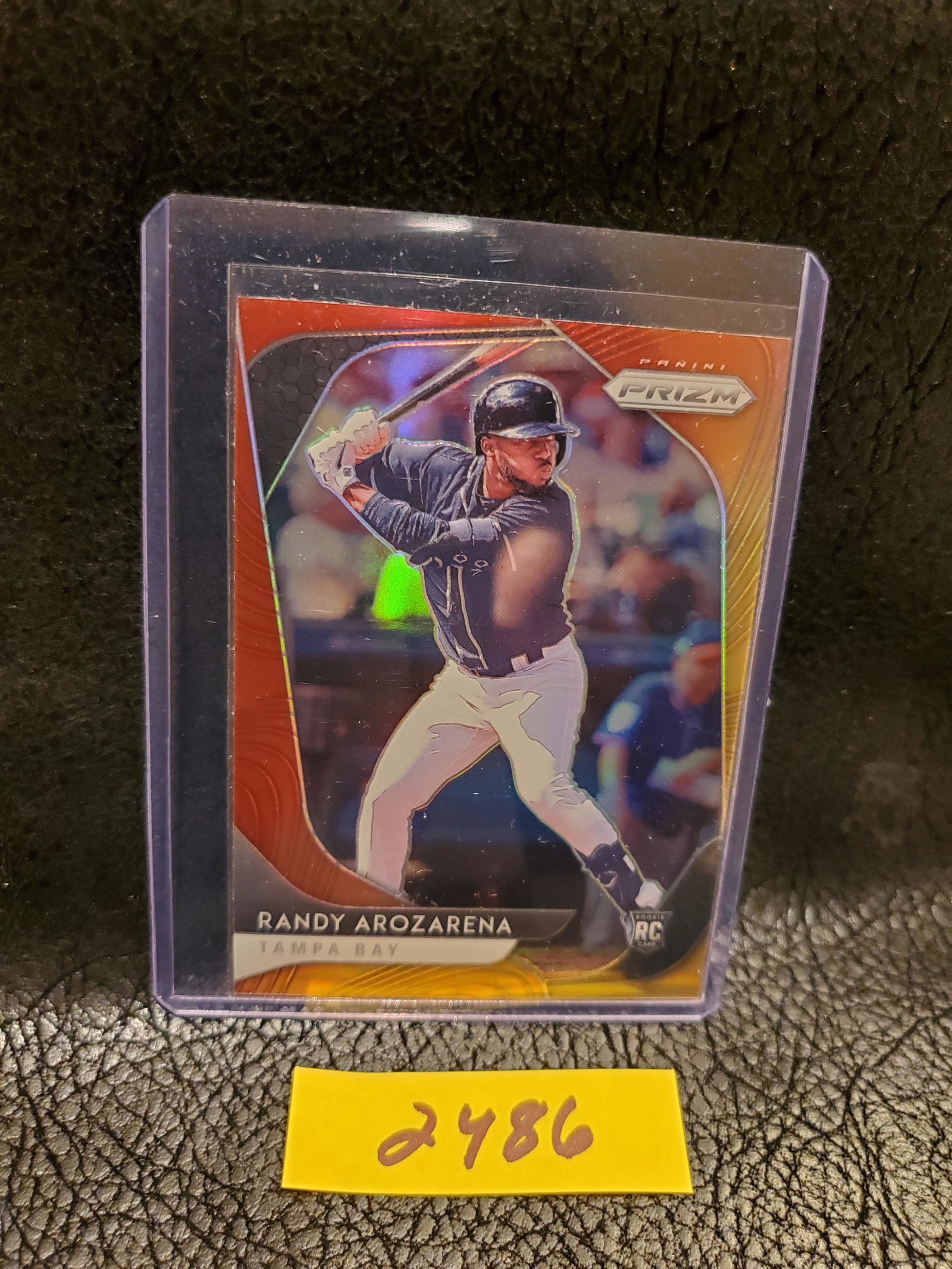 Randy Arozarena 2020 Prizm Red Orange Tampa Bay Rays #53: Randy Arozarena 2020 Prizm Red Orange Tampa Bay Rays #53