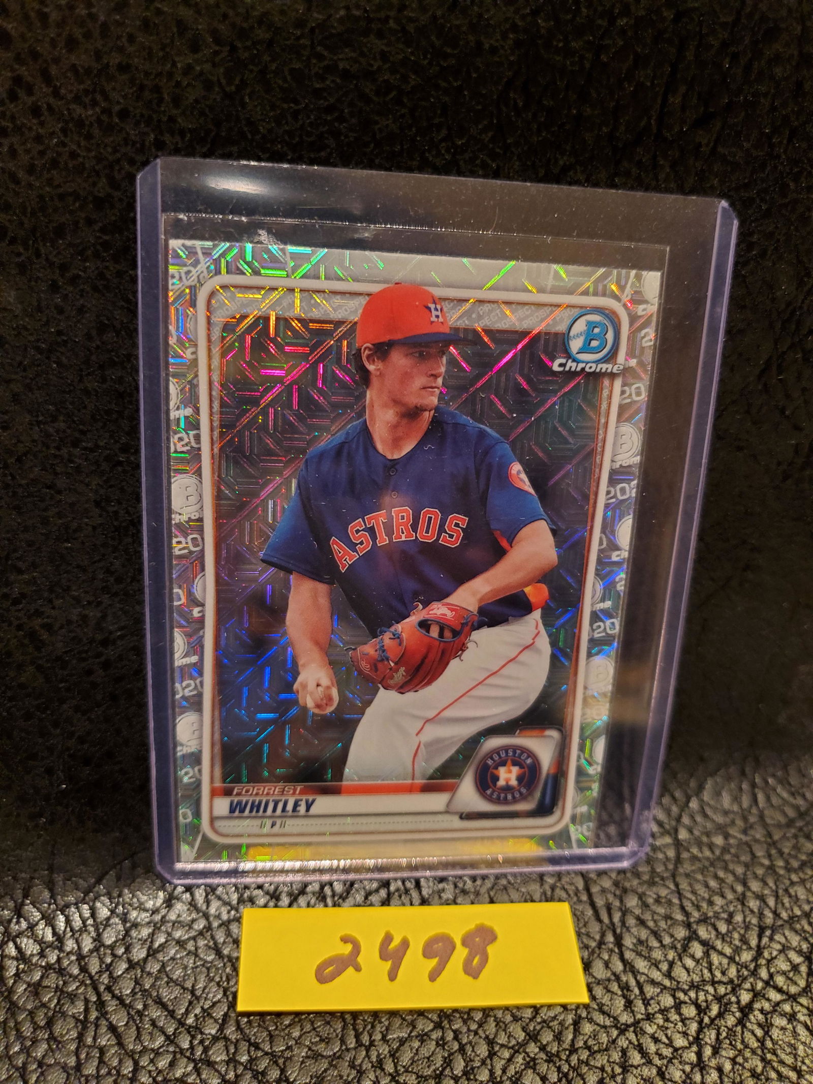 Forrest Whitley 2020 Bowman Chrome Mega Box Mojo Refractor Houston Astros #BCP-70 (1 of 2)