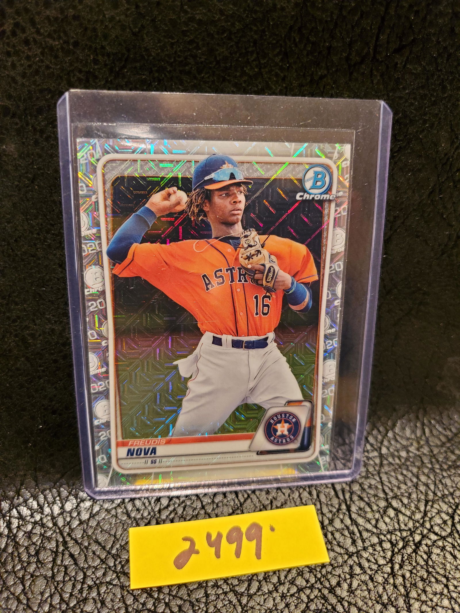 Freudis Nova 2020 Bowman Chrome Mega Box Mojo Refractor Houston Astros #BCP-82 (1 of 2)