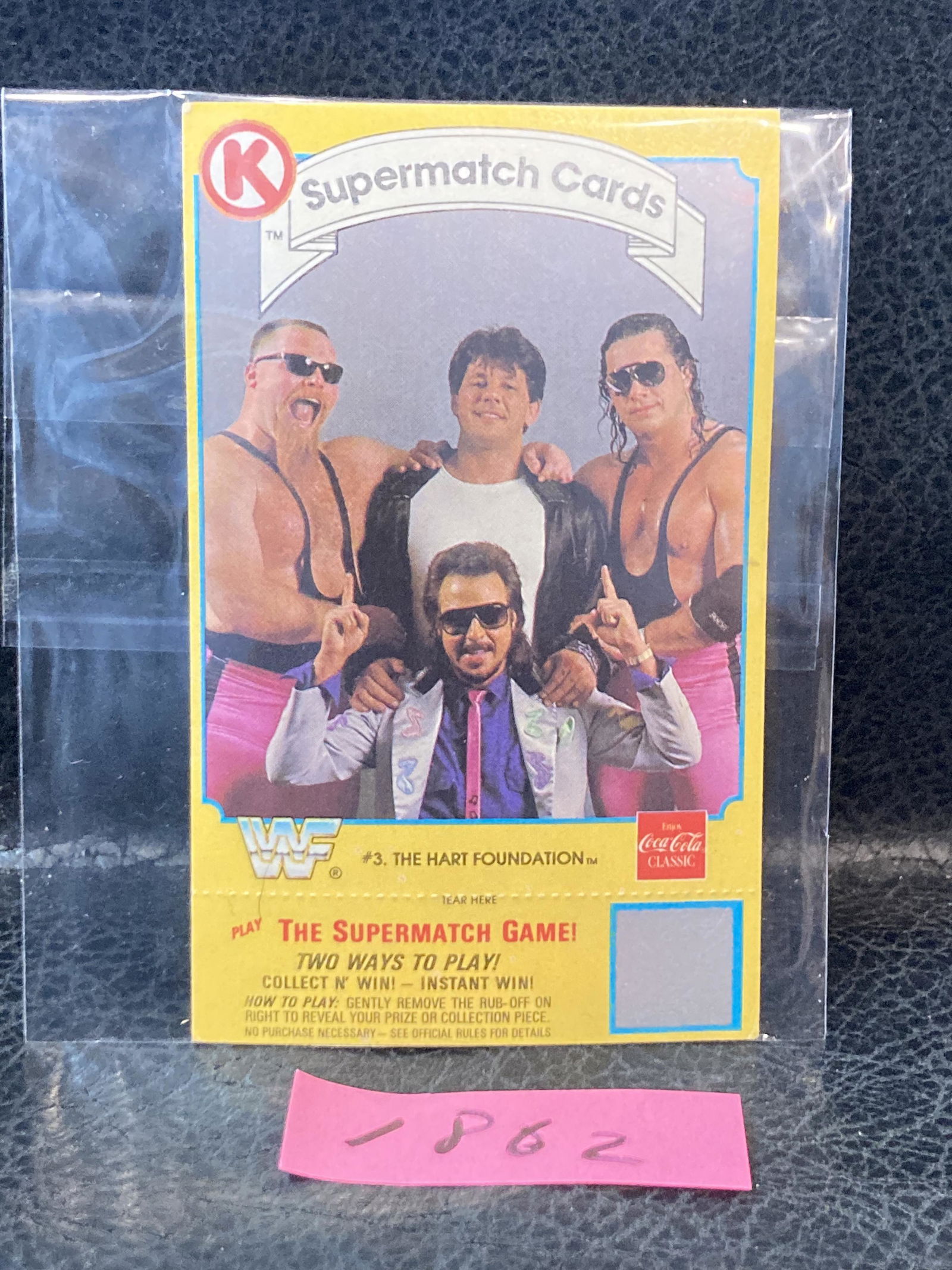 Hart Foundation 1987 Circle K Coca-Cola WWF Supermatch Set Break# 3 (1 of 2)