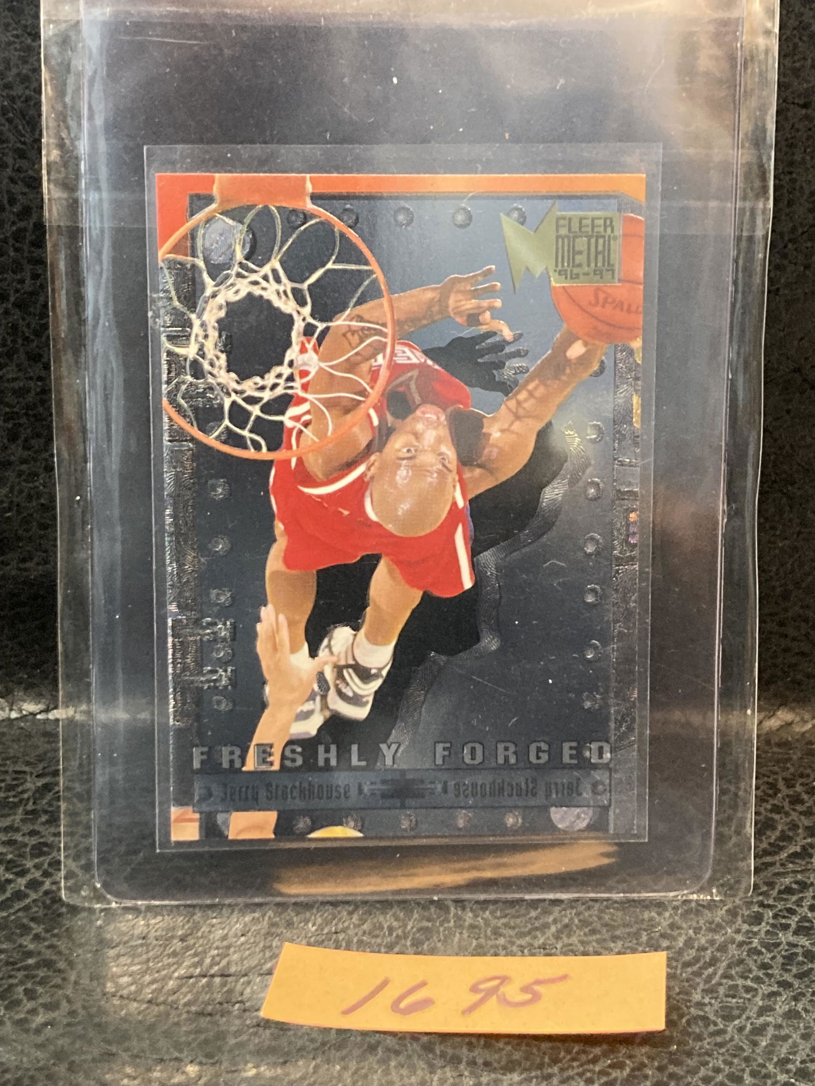 Jerry Stackhouse 1996-97 Fleer Metal Freshly Forged #13 76ERS (1 of 2)