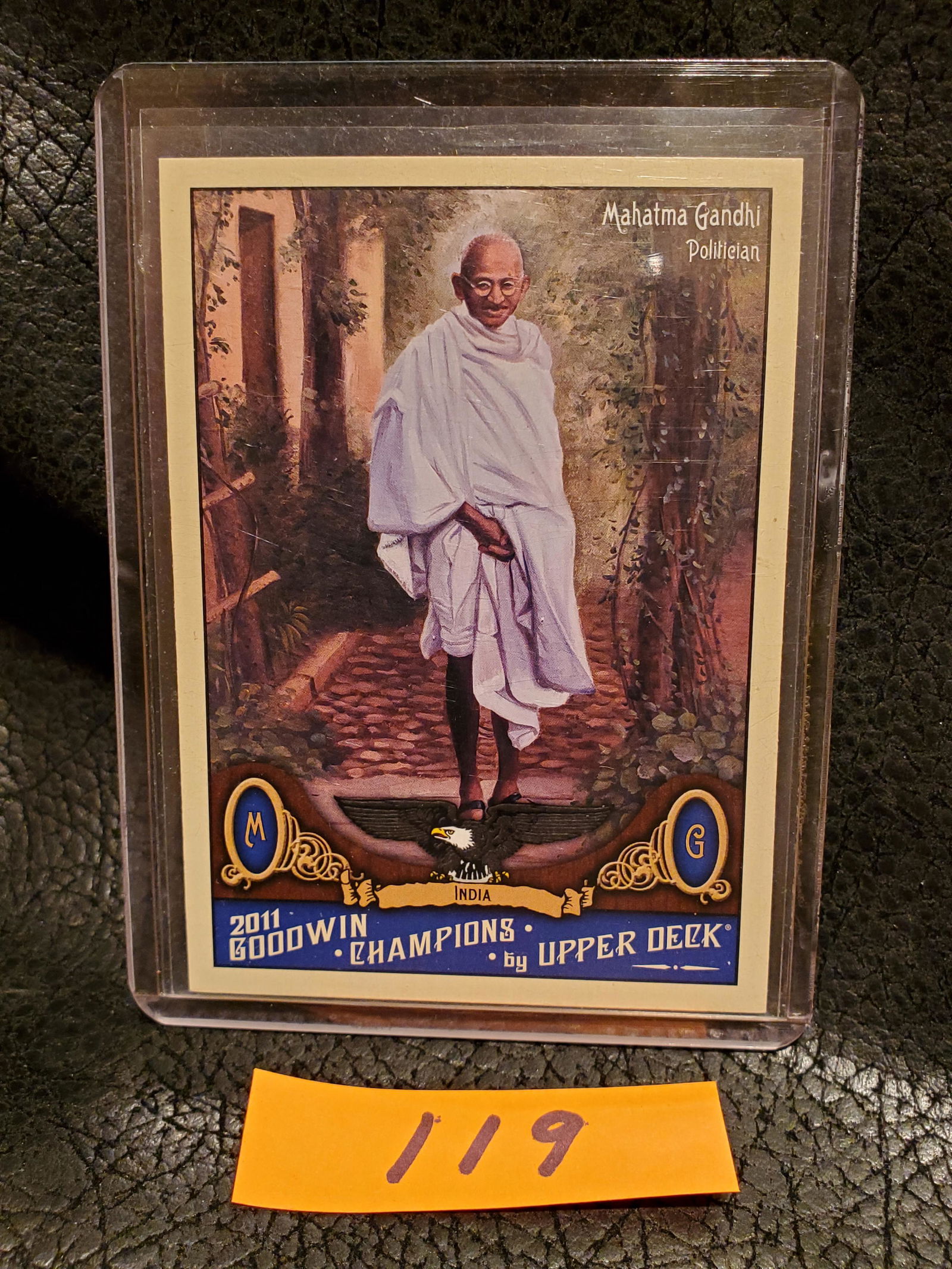 Mahatma Gandhi 2011 Upper Deck Goodwin Champions Politician India #151 (1 of 2)