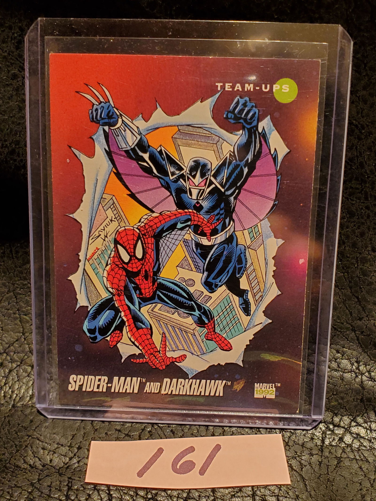 Spider-Man and Darkhawk 1992 Impel Marvel Team Ups #81 (1 of 2)