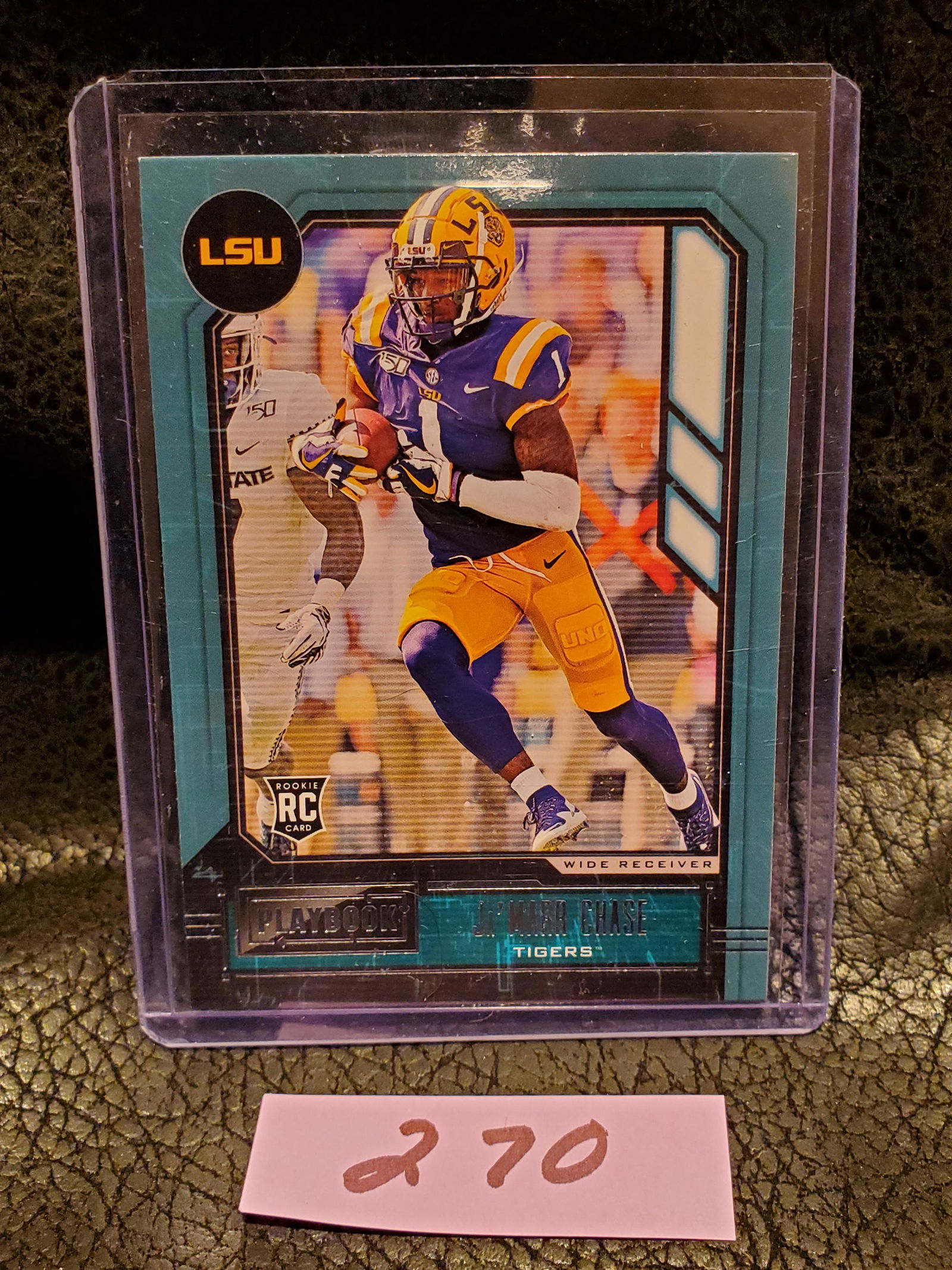 Ja'Marr Chase 2021 Chronicles Playbook Draft Picks Rookie LSU #336 (1 of 2)