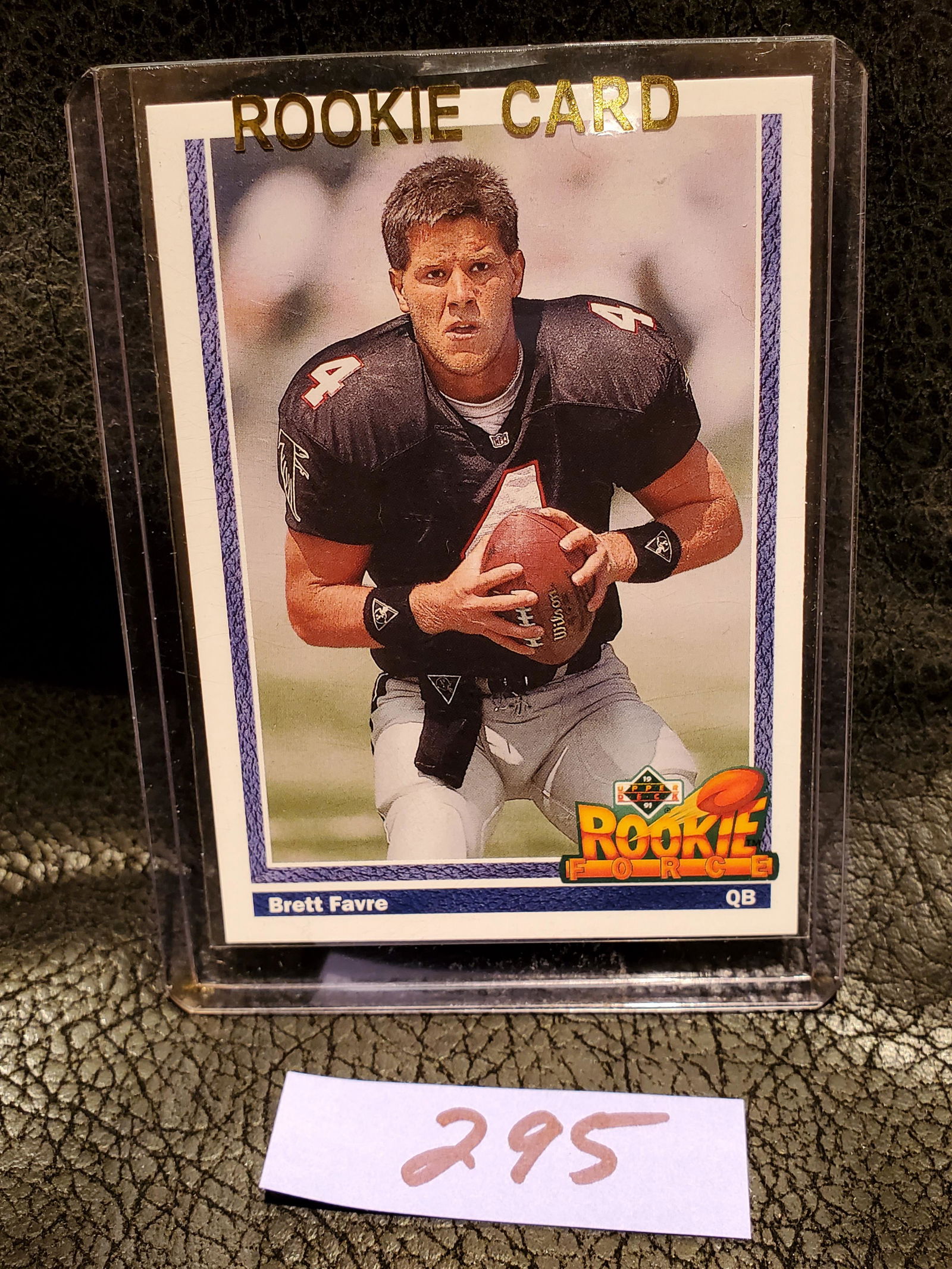 Brett Favre 1991 Upper Deck Rookie Force Atlanta Falcons #647 (1 of 2)