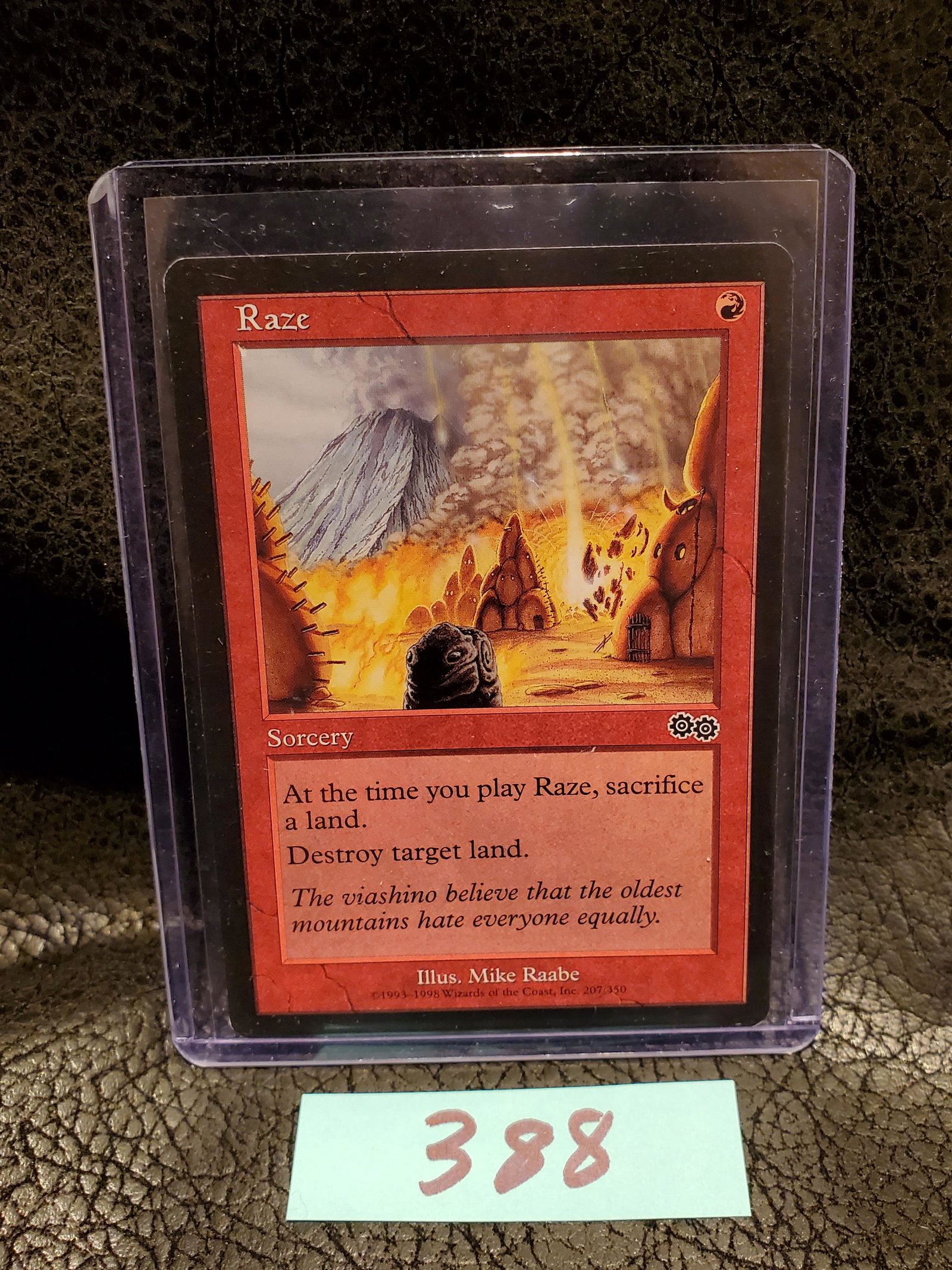 Raze 1993 Wizards of The Coast Urza's Saga Common Magic The Gathering 207/350: Raze 1993 Wizards of The Coast Urza's Saga Common Magic The Gathering 207/350