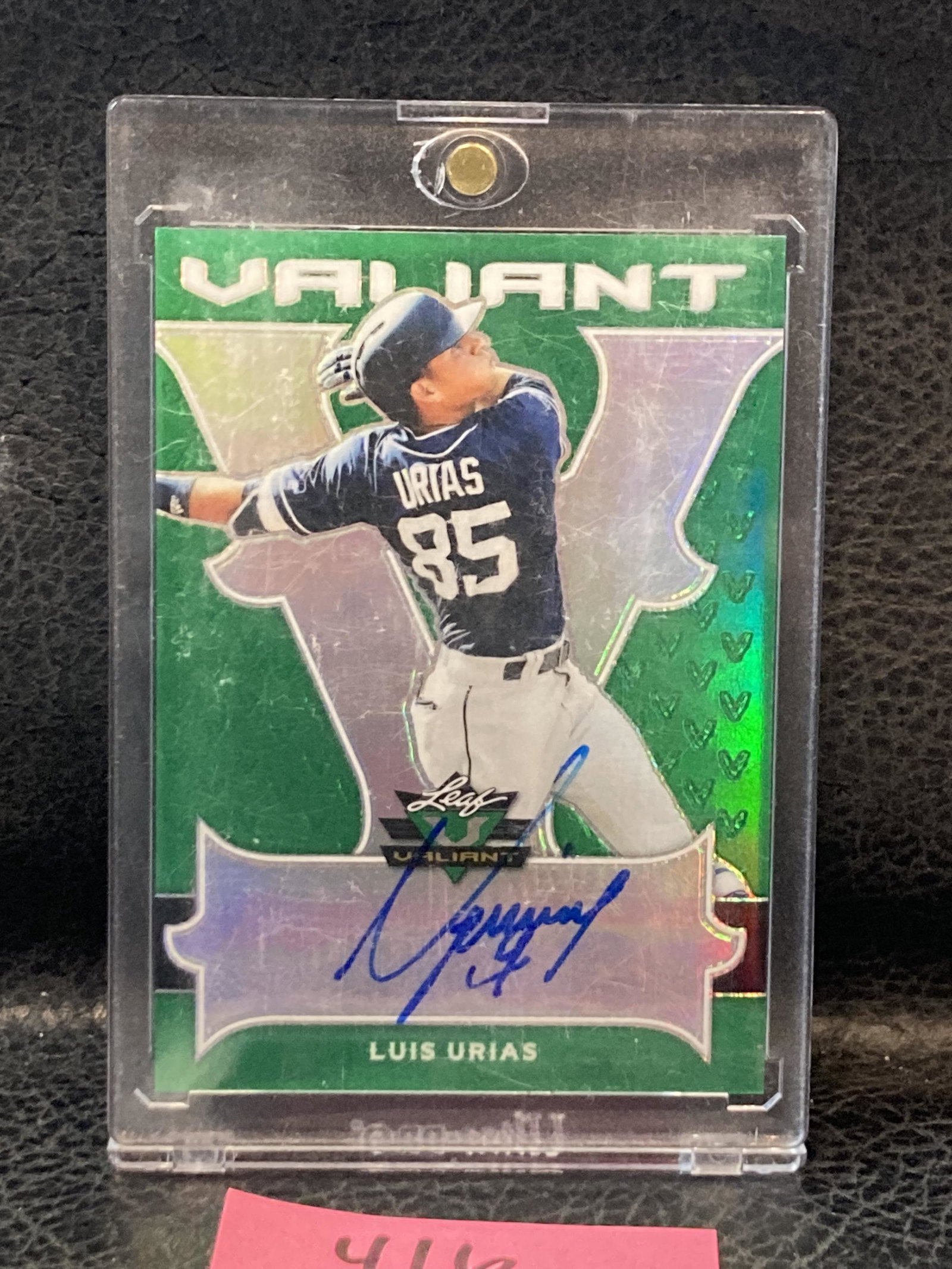 Luis Urias 2018 Leaf Valiant Green /99 #BA-LU1 BGS 9.5 GEM MINT Auto (1 of 3)