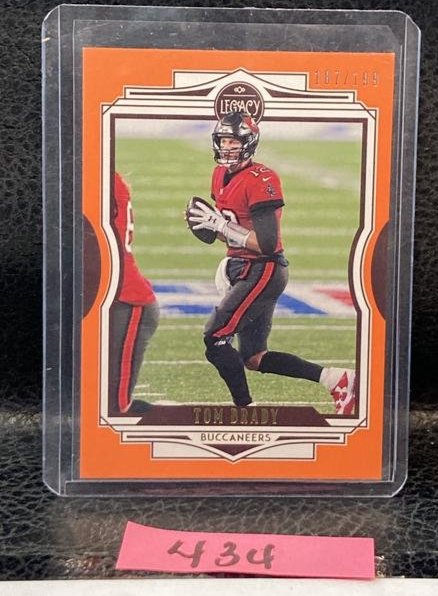 TOM BRADY 2021 PANINI LEGACY #35 ORANGE /199 BUCS (1 of 2)
